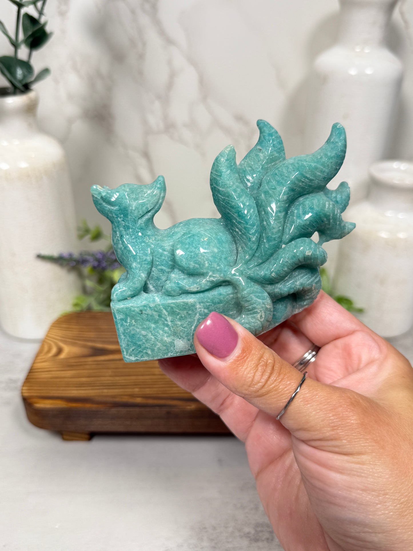 Amazonite 9 Tails