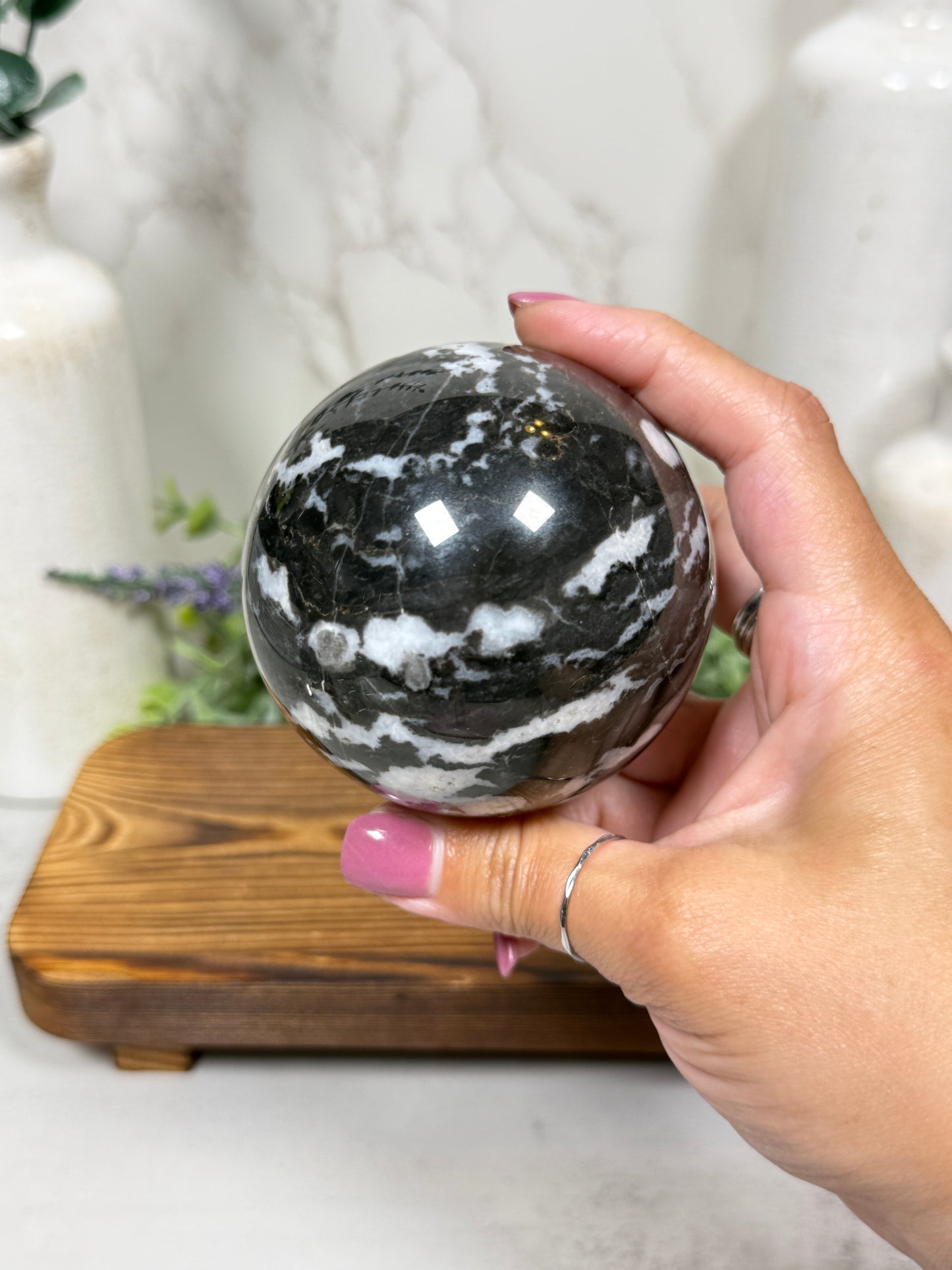Zebra Jasper Sphere