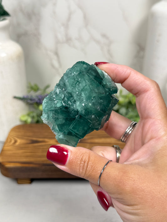 Green Fluorite from Madagascar