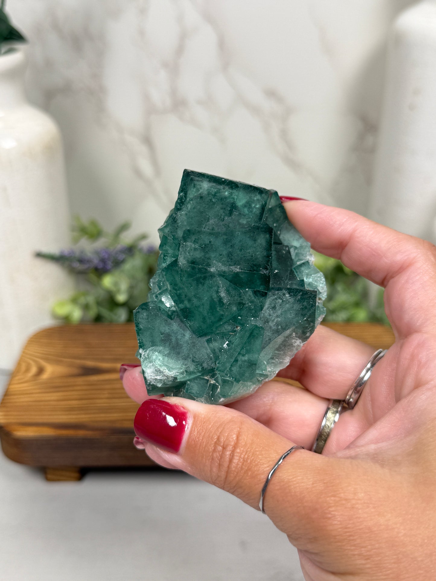 Green Fluorite from Madagascar