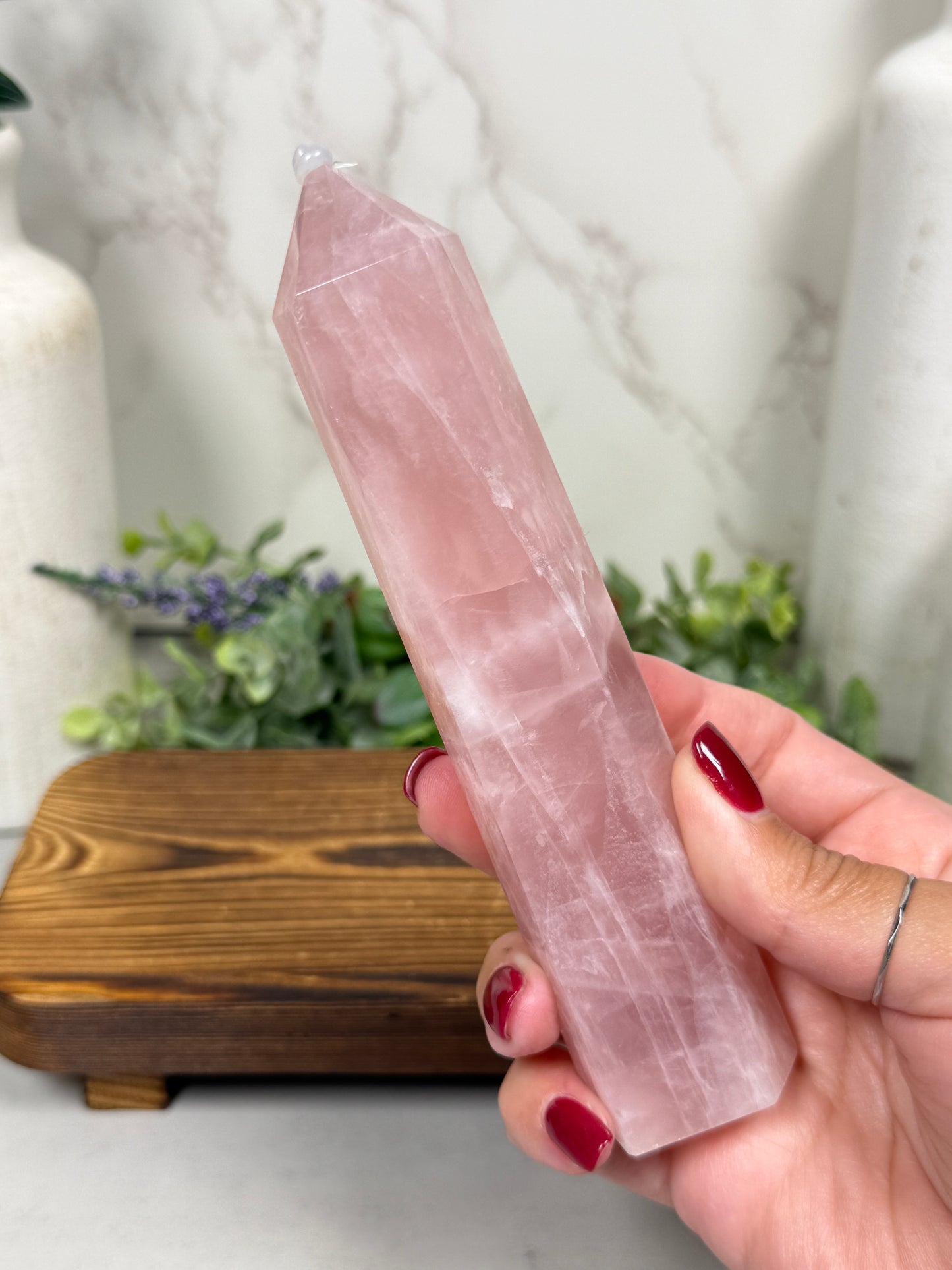 Pink Rose Quartz Towers