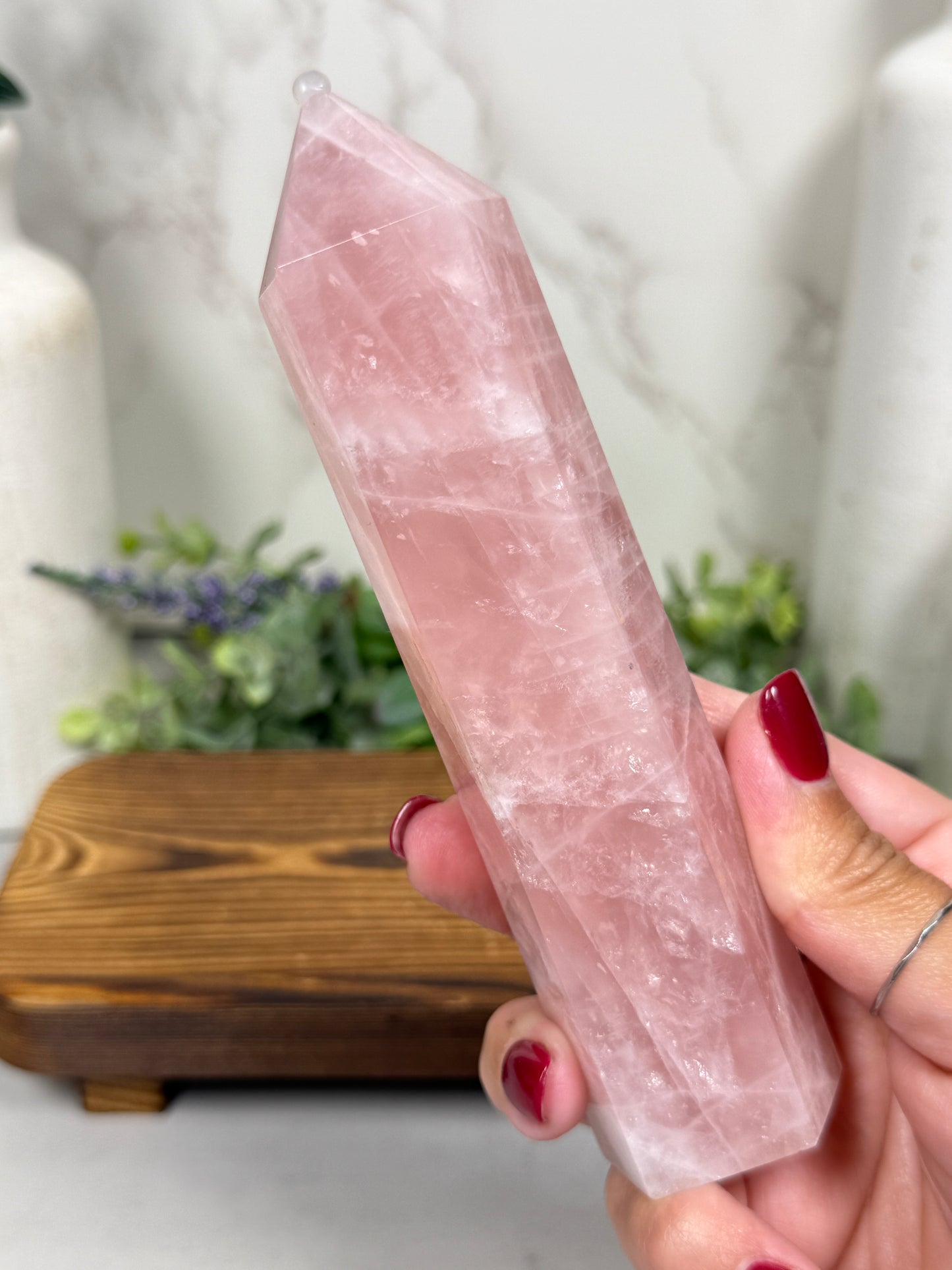 Pink Rose Quartz Towers