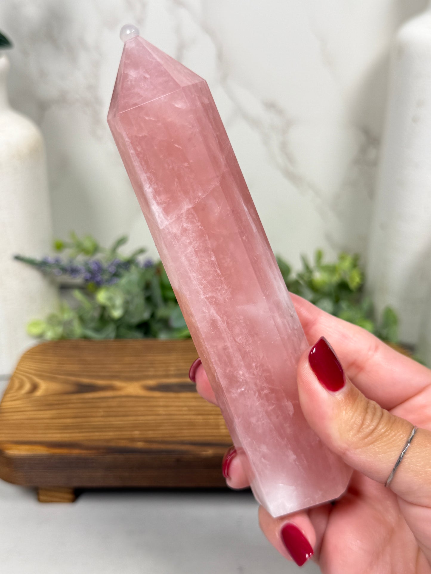 Pink Rose Quartz Towers
