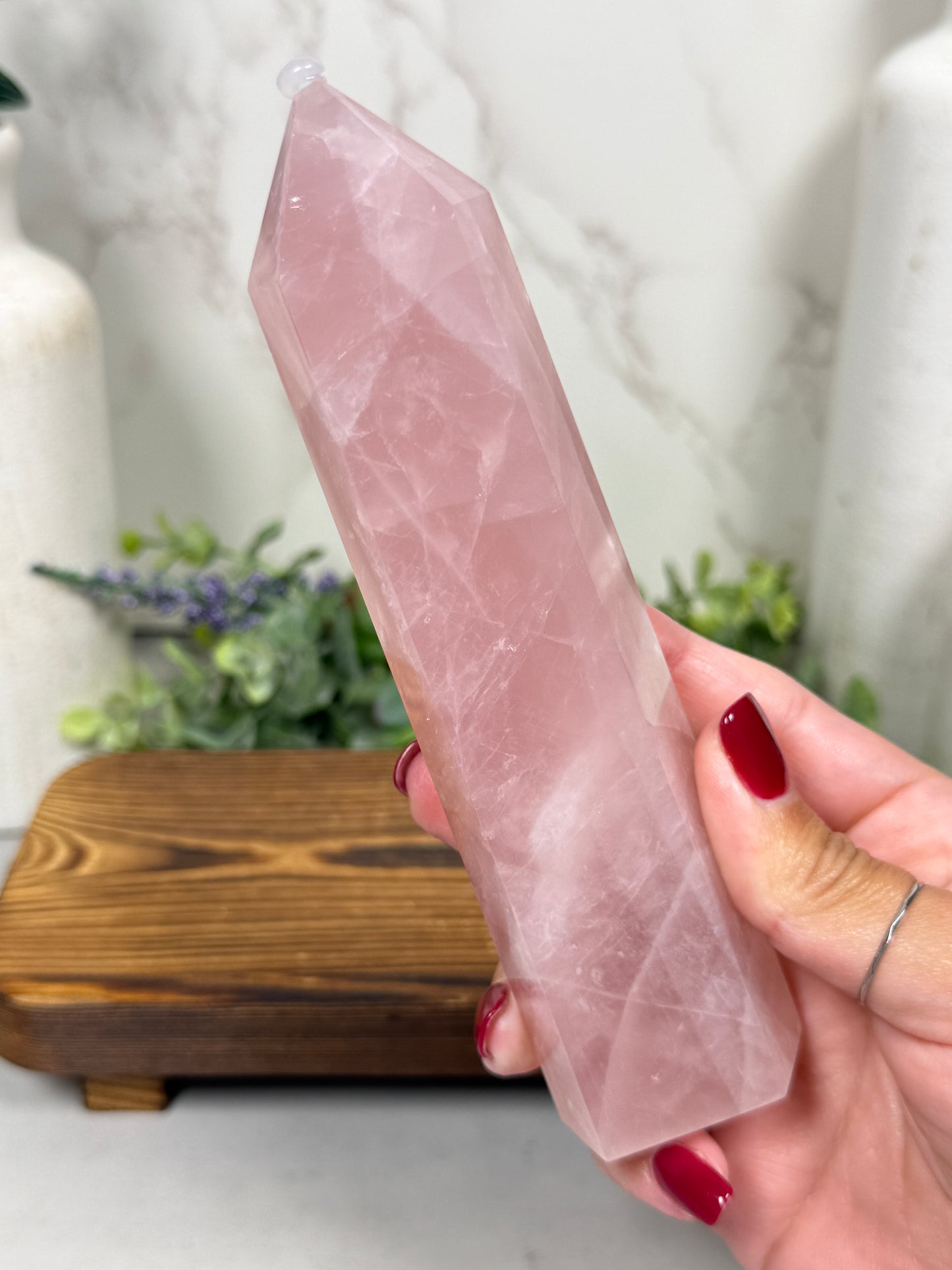 Pink Rose Quartz Towers