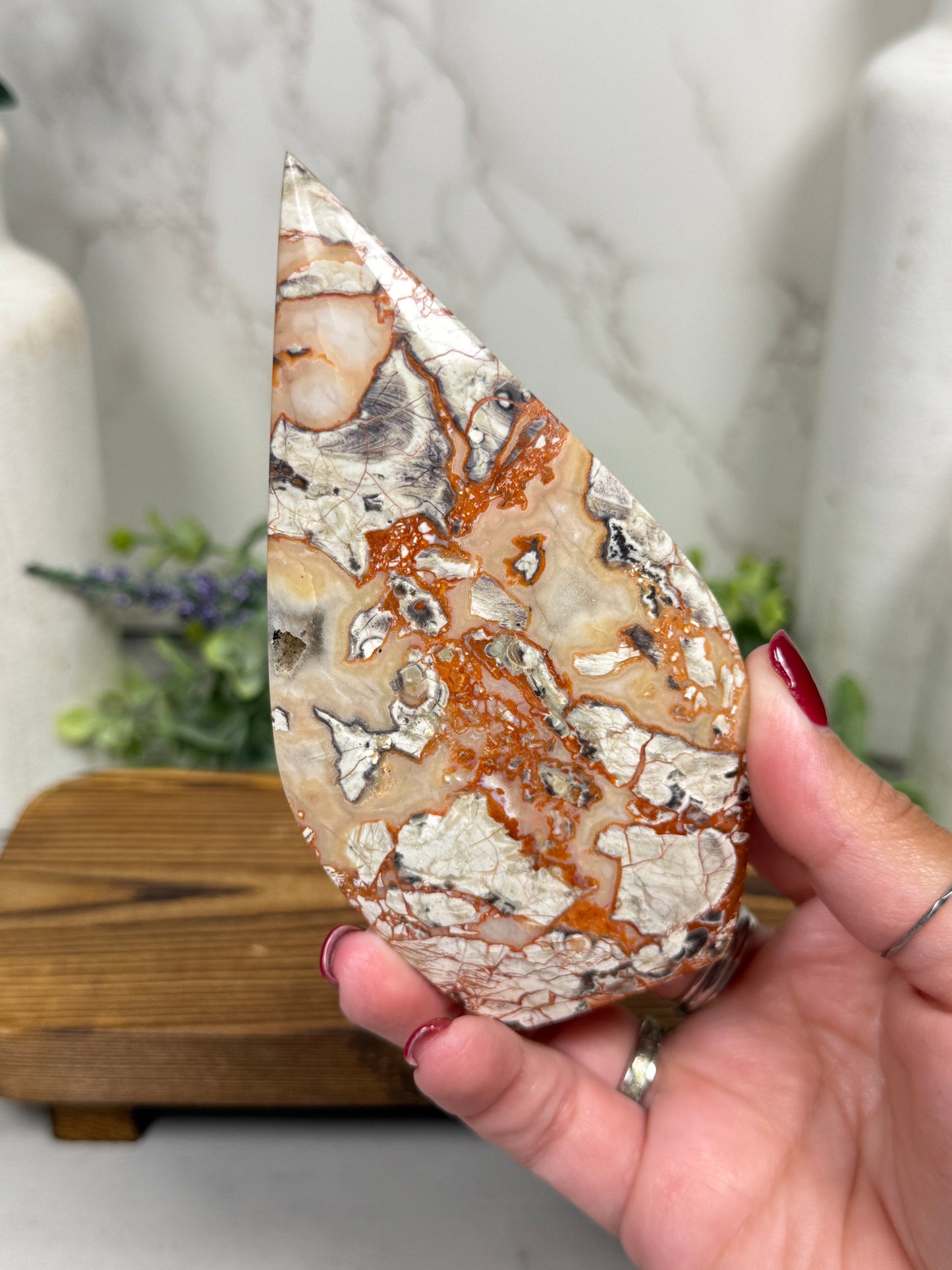 Money Agate Teardrops