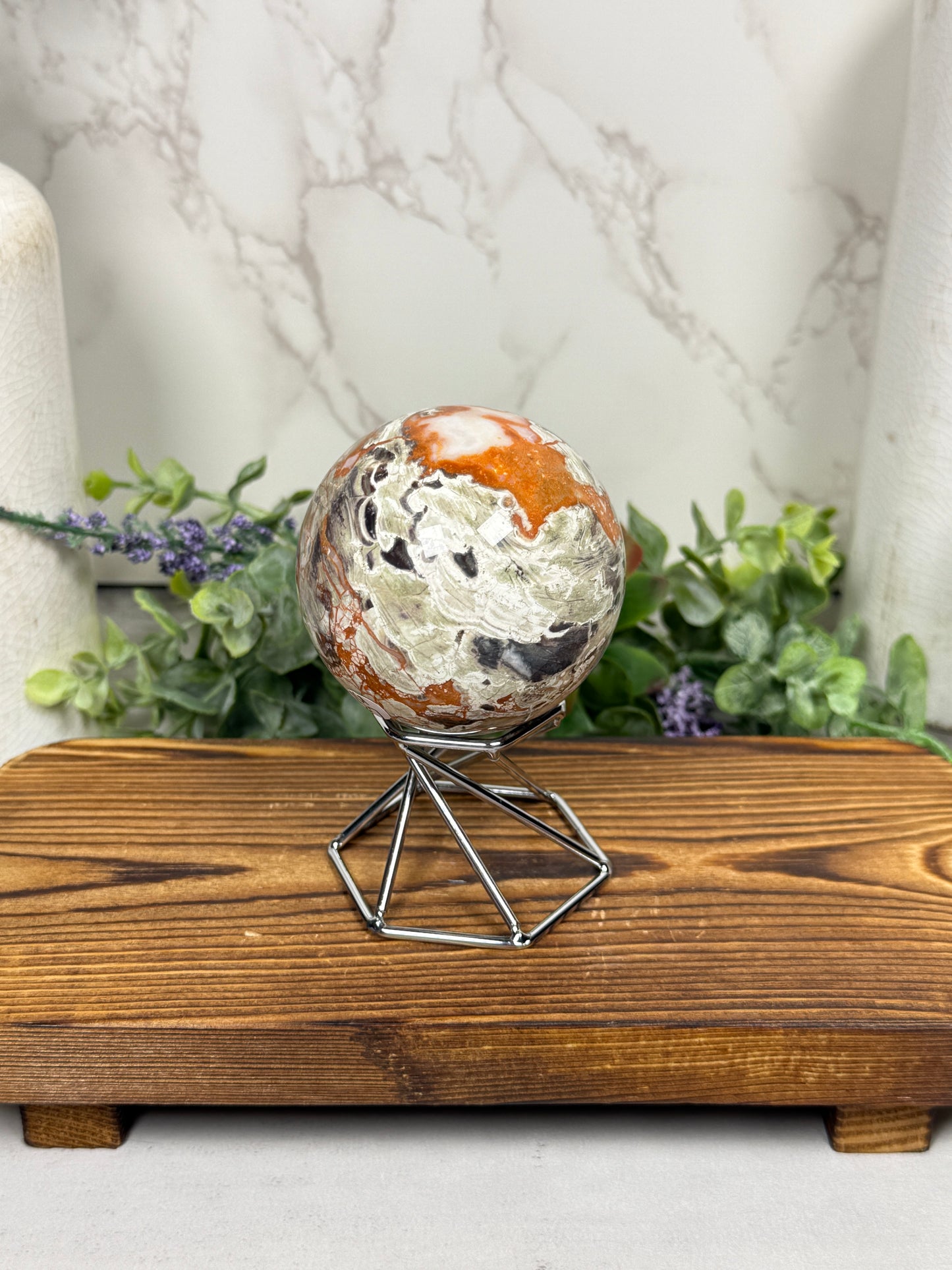 Money Agate Sphere