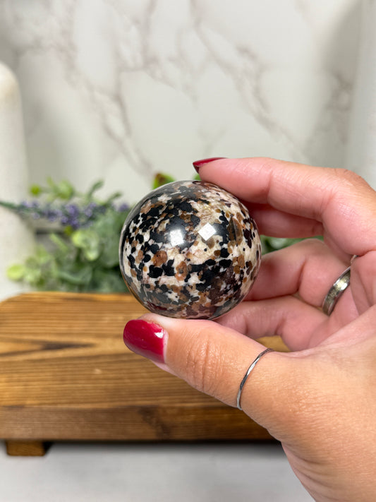 Willemite "Christmas Calcite" Spheres