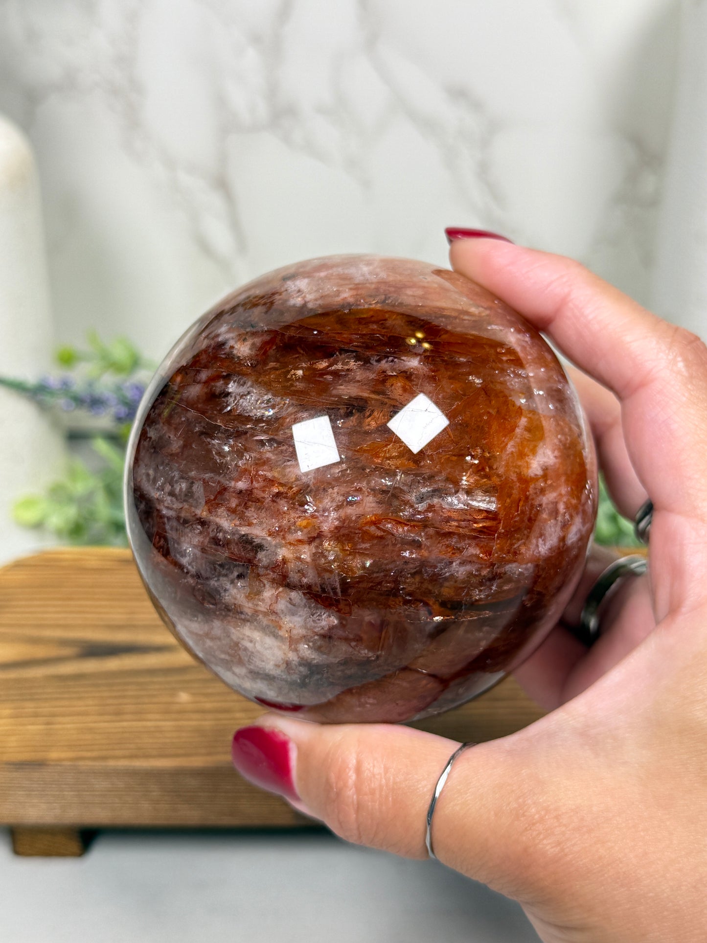 Fire Quartz Sphere XL