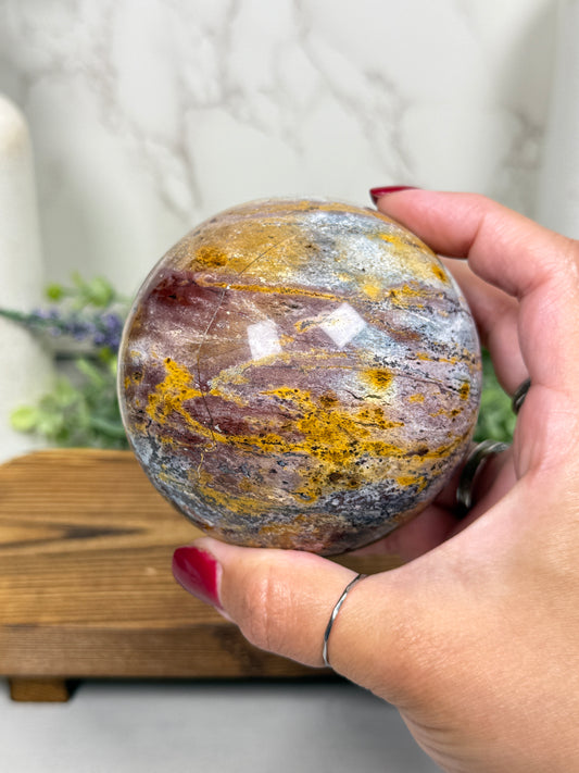 Petrified Wood Sphere
