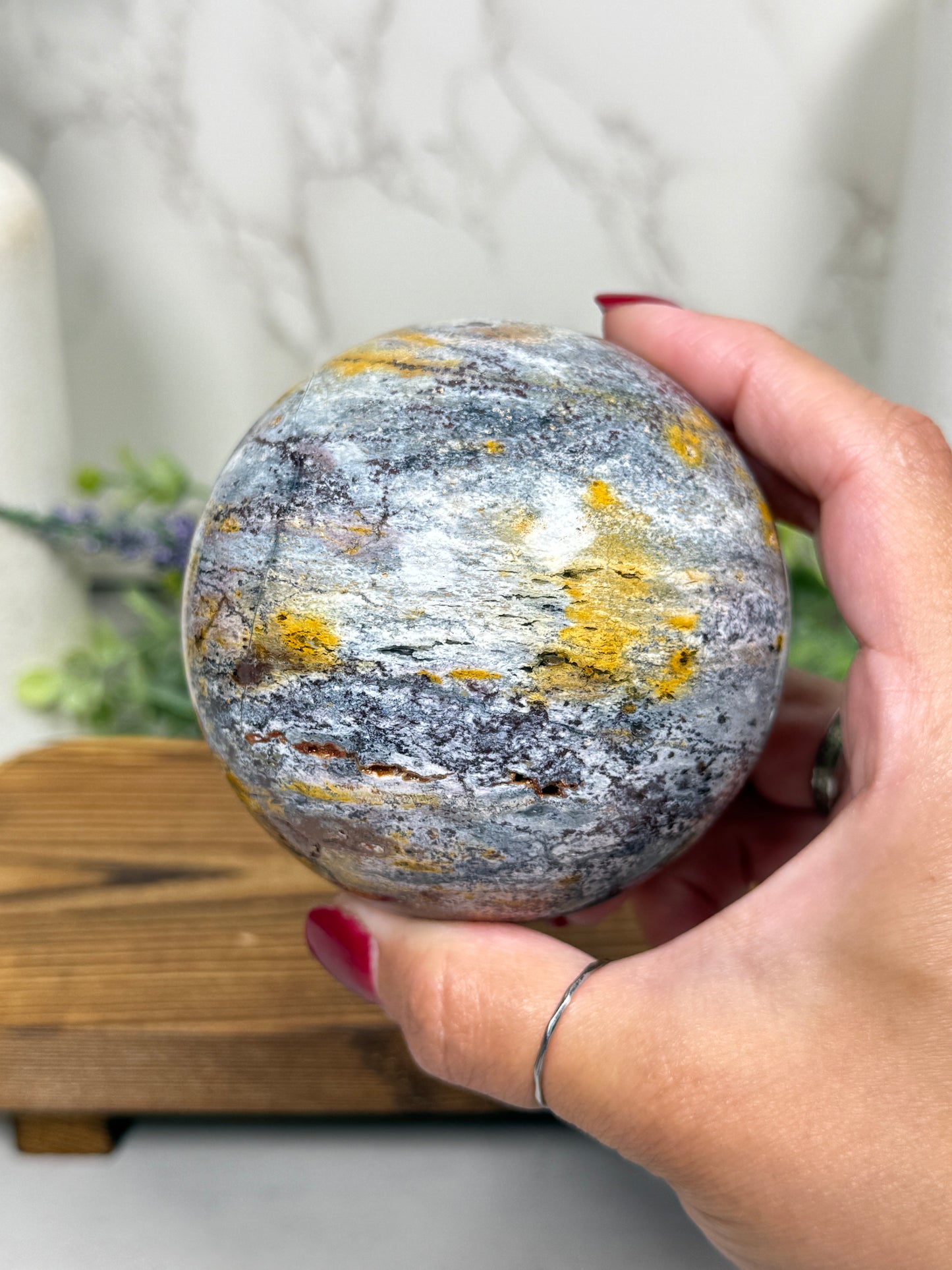 Petrified Wood Sphere