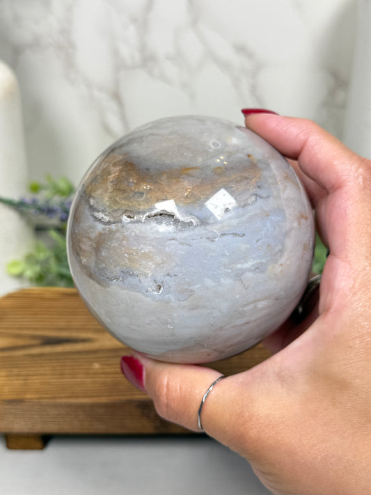 Pastel Agate Sphere
