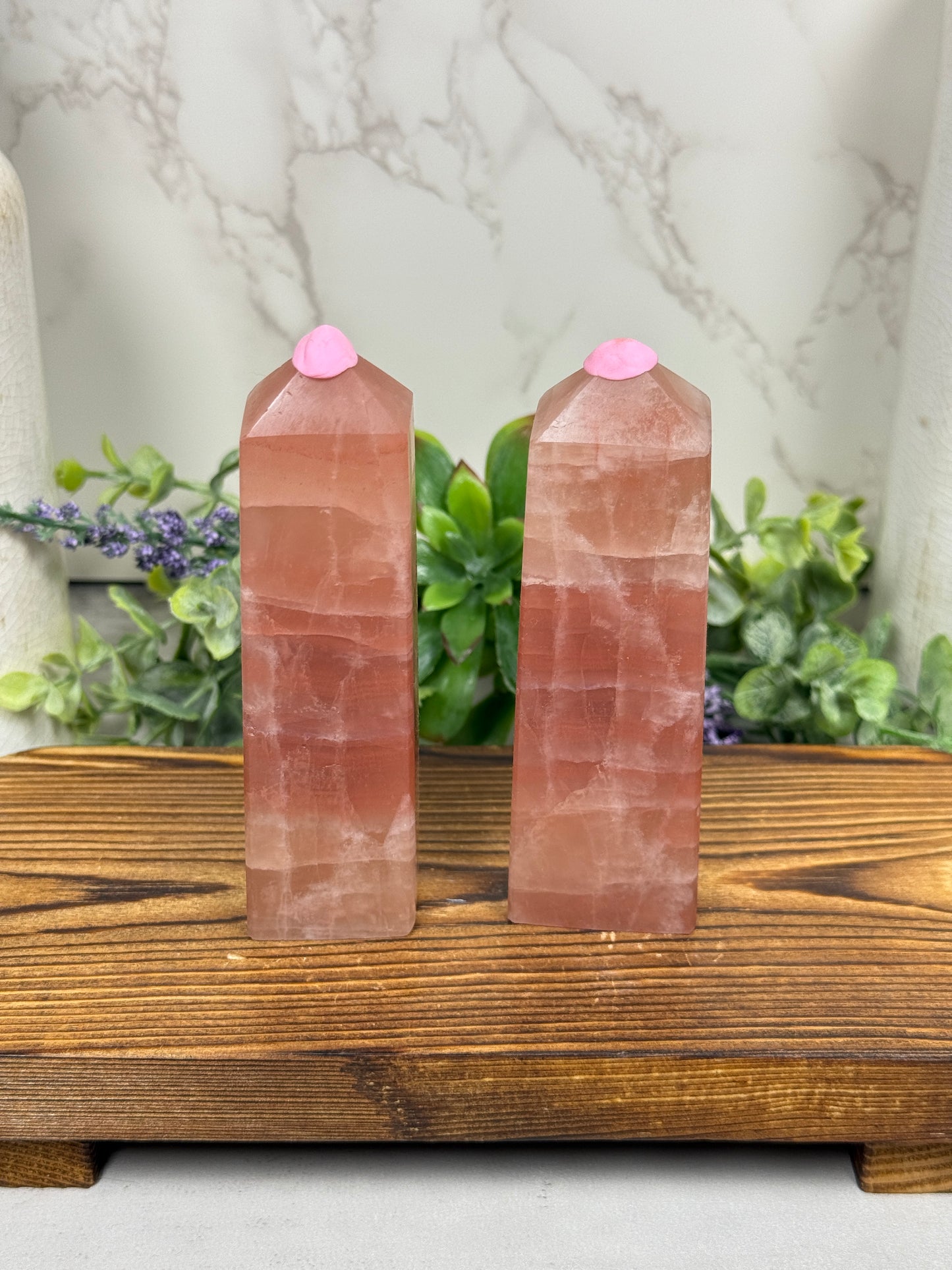Pink Caribbean Towers - A