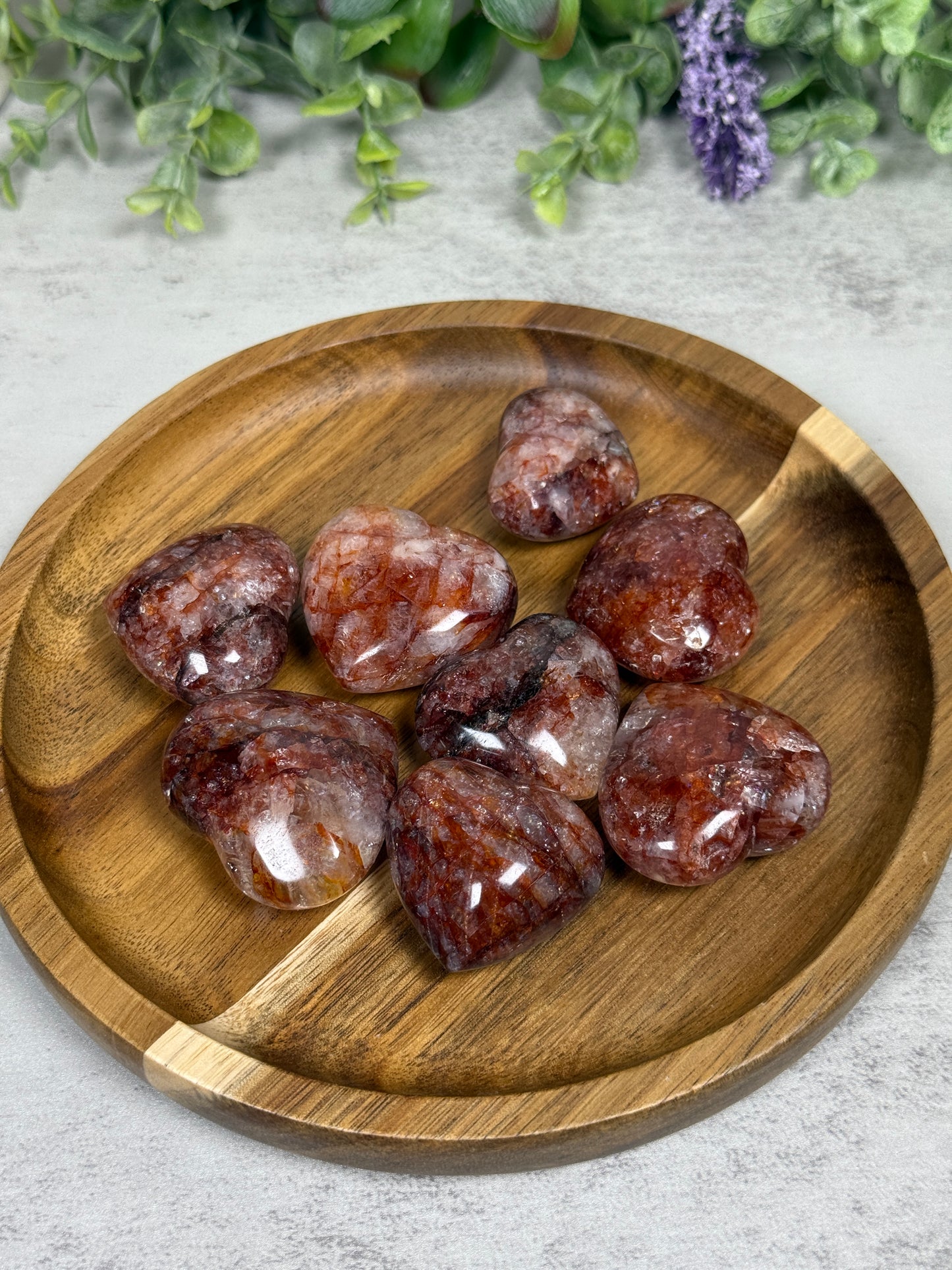 Fire Quartz Mini Hearts - Intuitively Chosen
