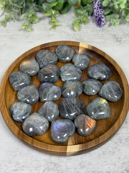 Labradorite Mini Hearts - Intuitively Chosen