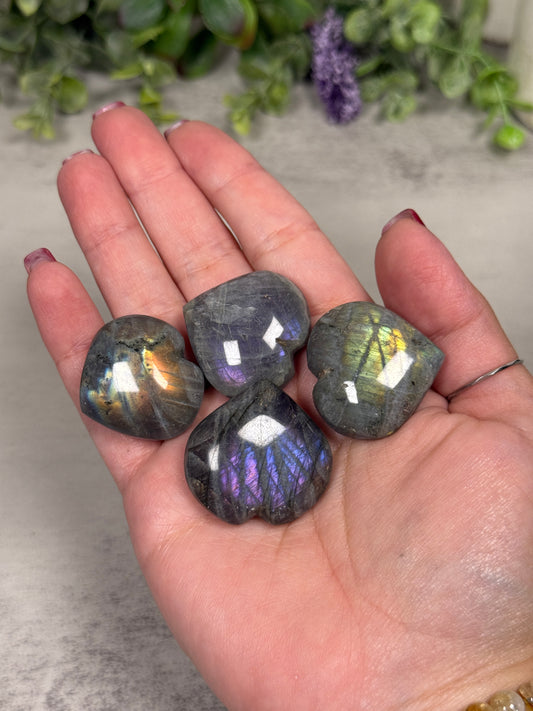 Labradorite Mini Hearts - Intuitively Chosen