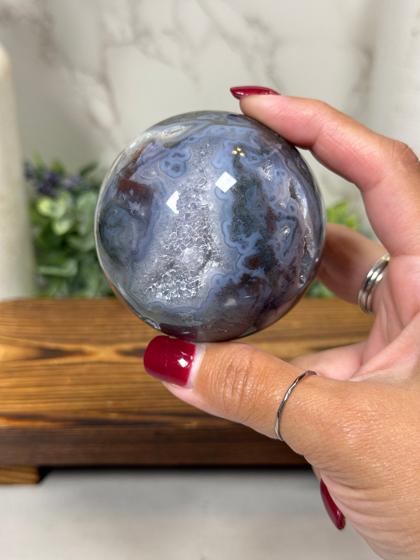 Moss Agate Spheres - You Pick!