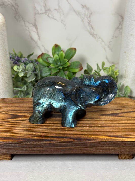 Labradorite Elephant