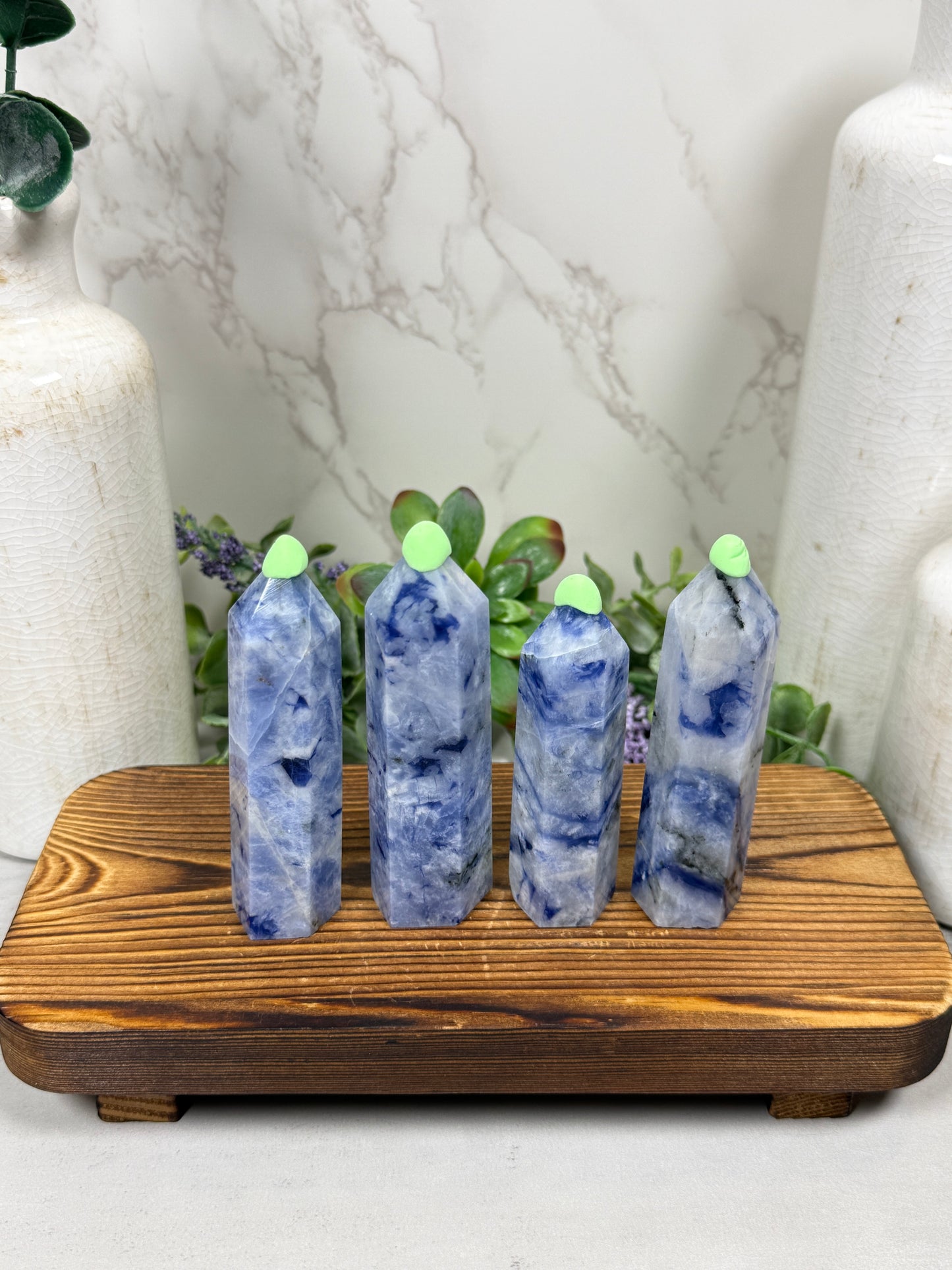 Blue Afghanite Towers