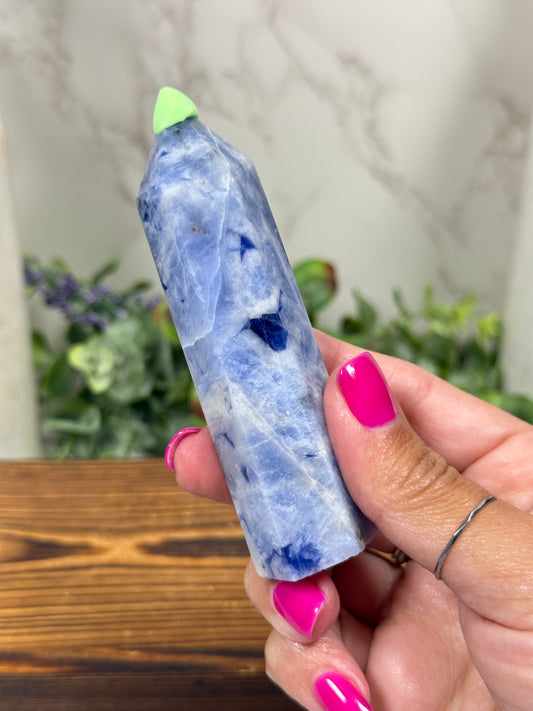 Blue Afghanite Towers
