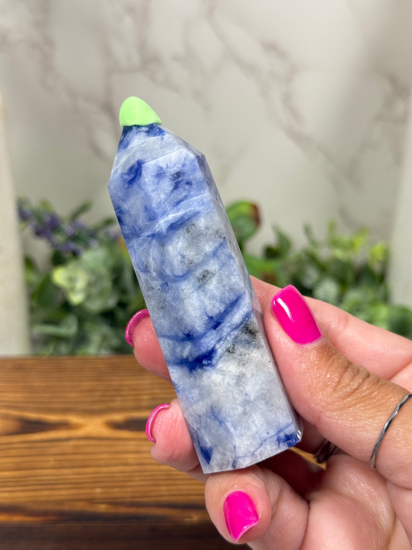 Blue Afghanite Towers