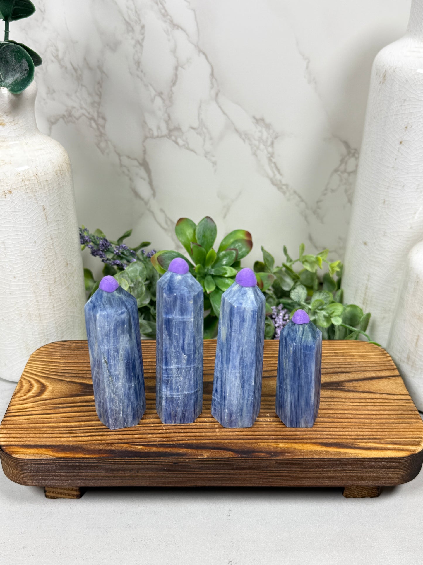 Blue Kyanite Towers
