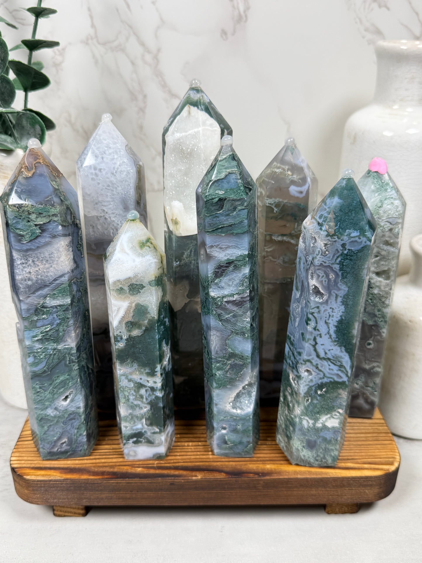 Moss Agate Towers