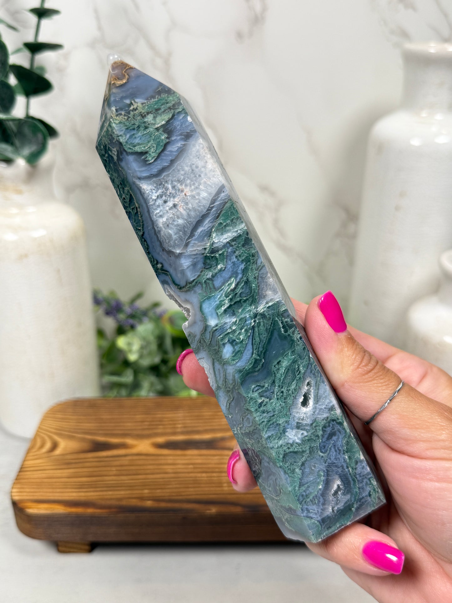 Moss Agate Towers