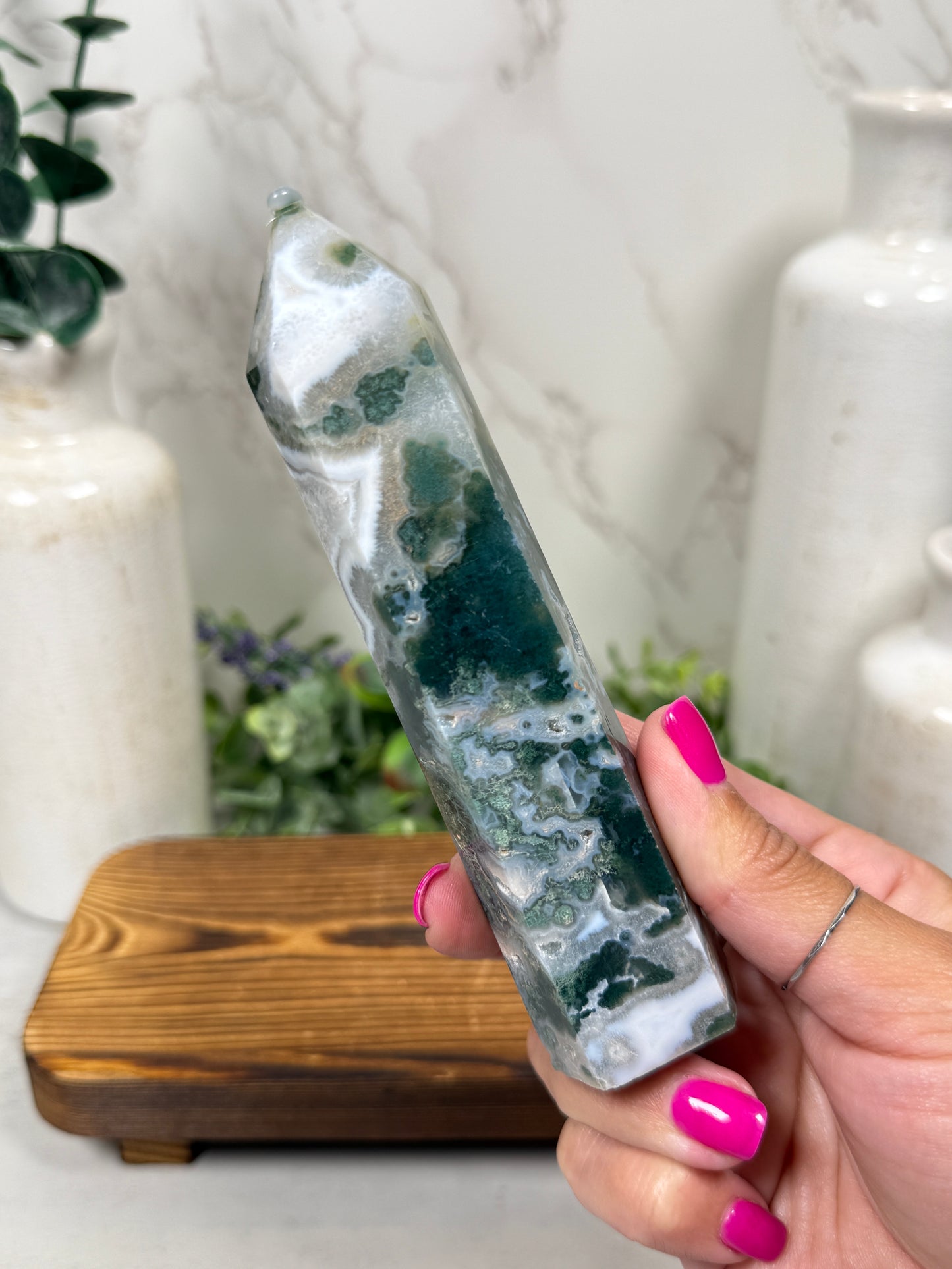 Moss Agate Towers