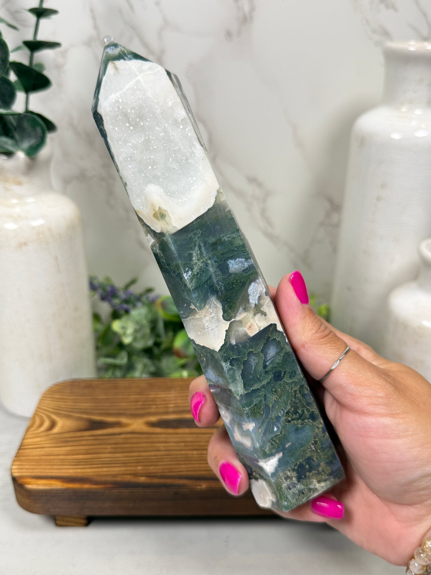 Moss Agate Towers