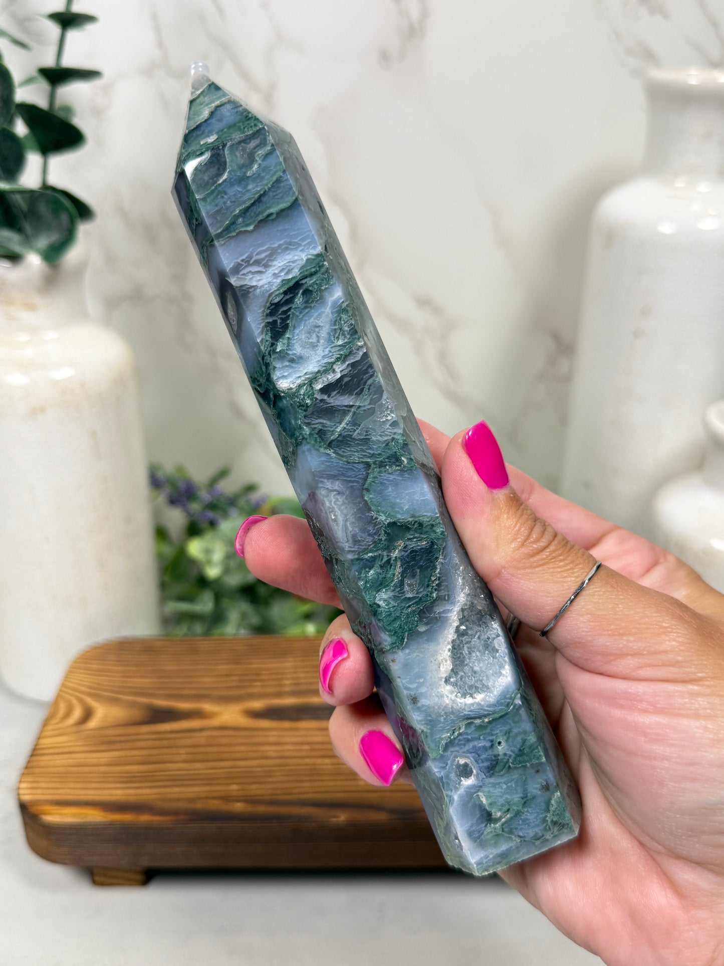 Moss Agate Towers