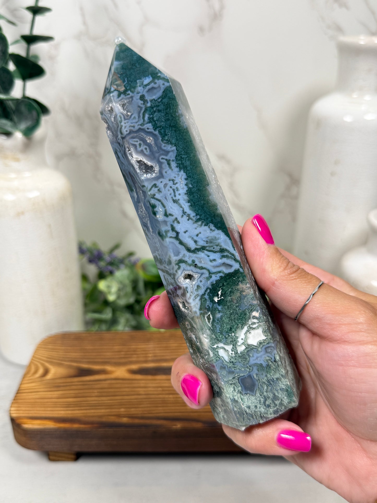 Moss Agate Towers