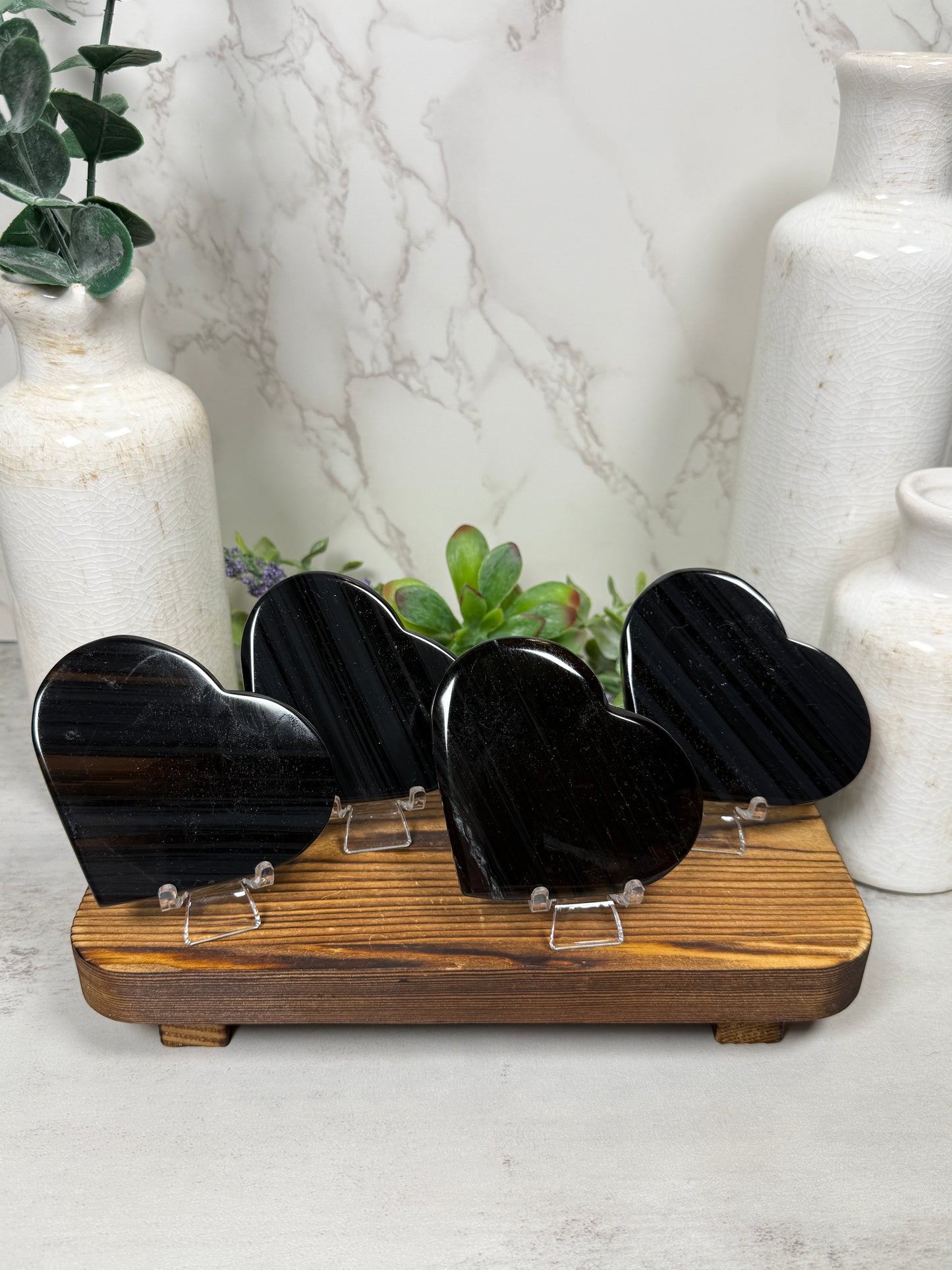 Ice Obsidian Hearts
