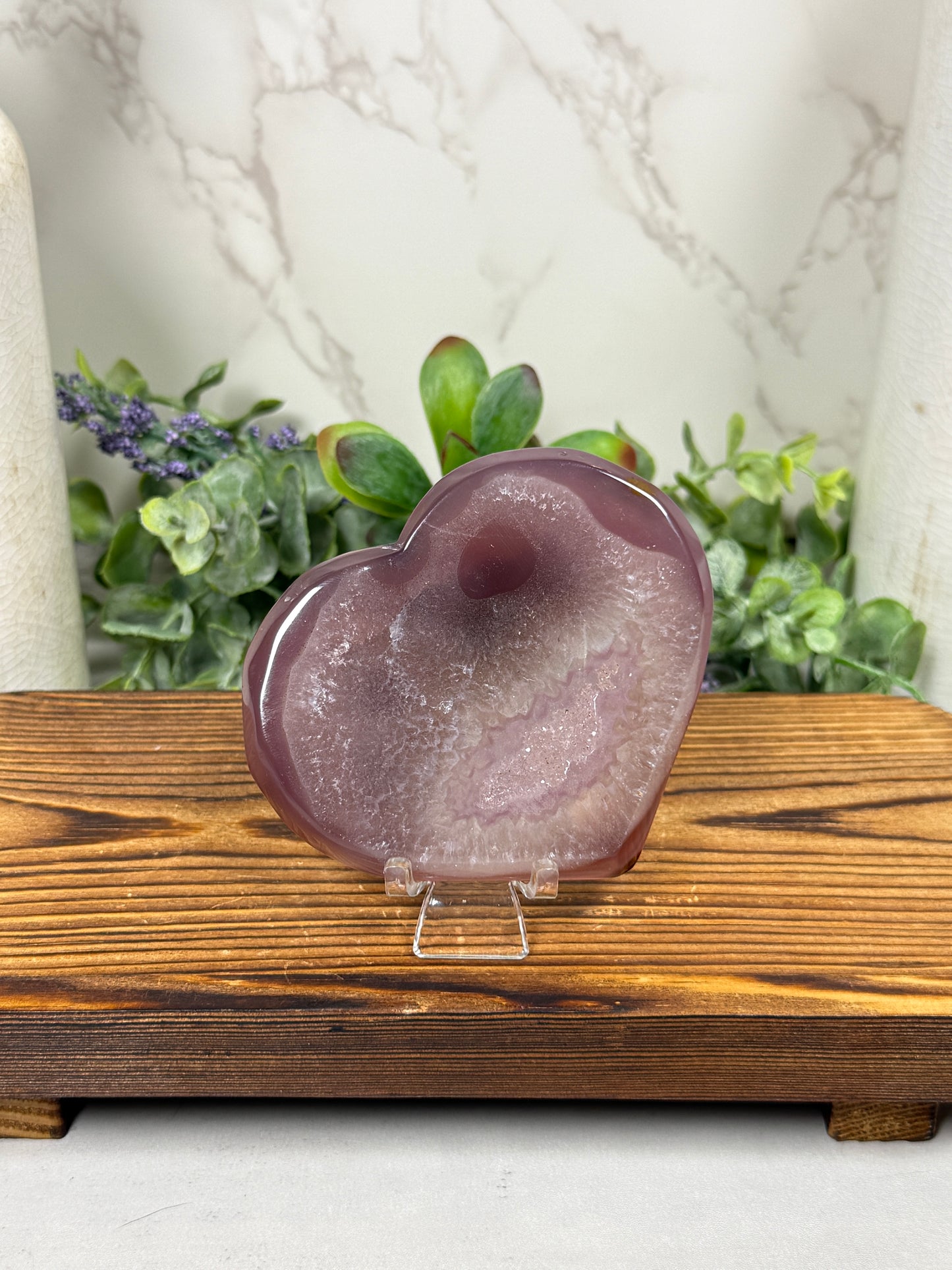 Jelly Agate Heart