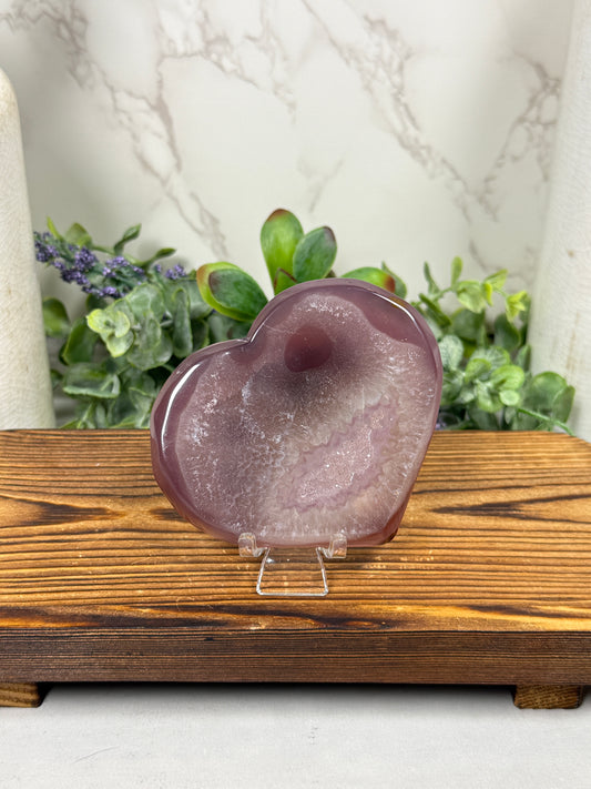 Jelly Agate Heart