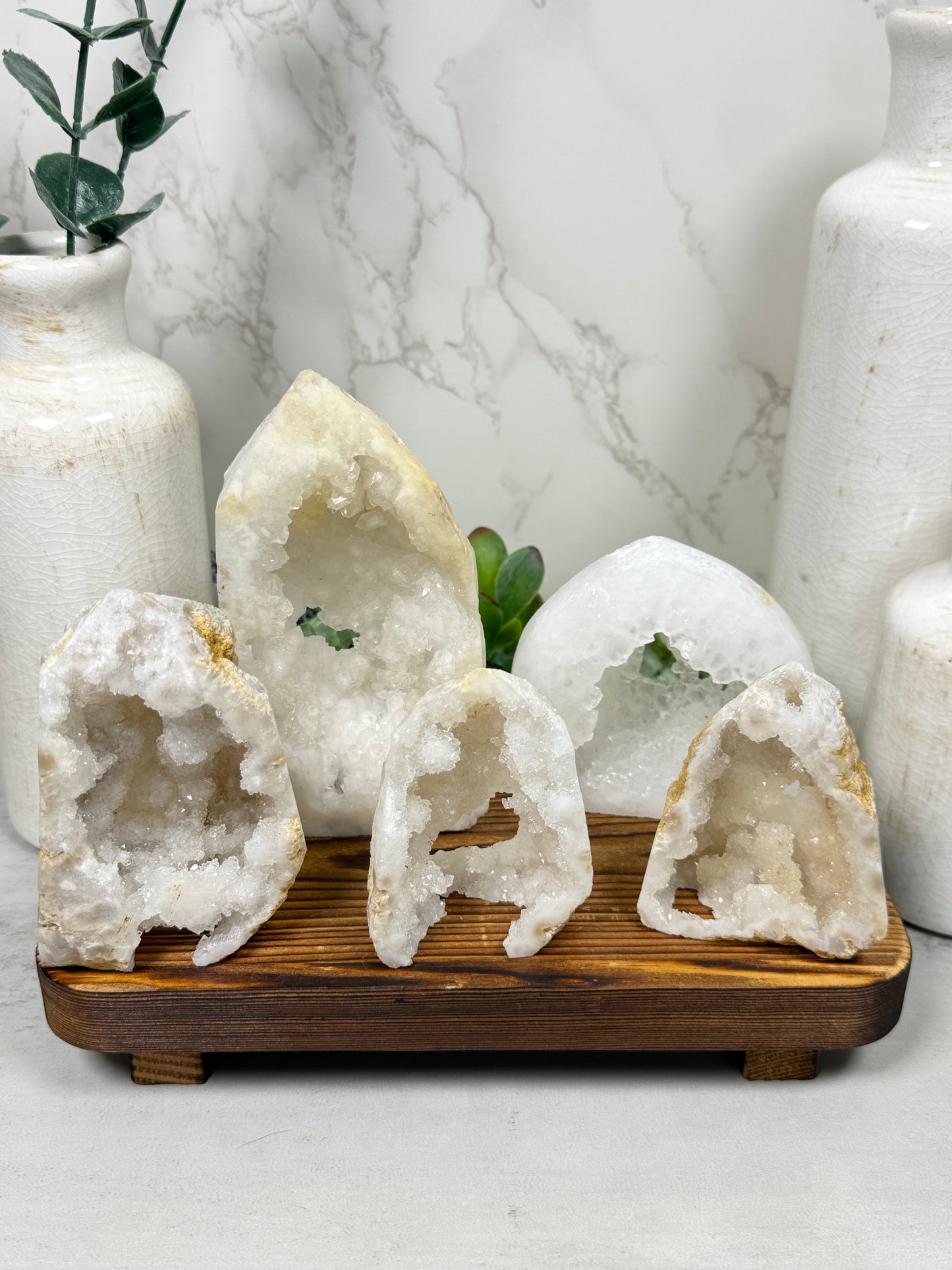 Quartz Geode Free Forms