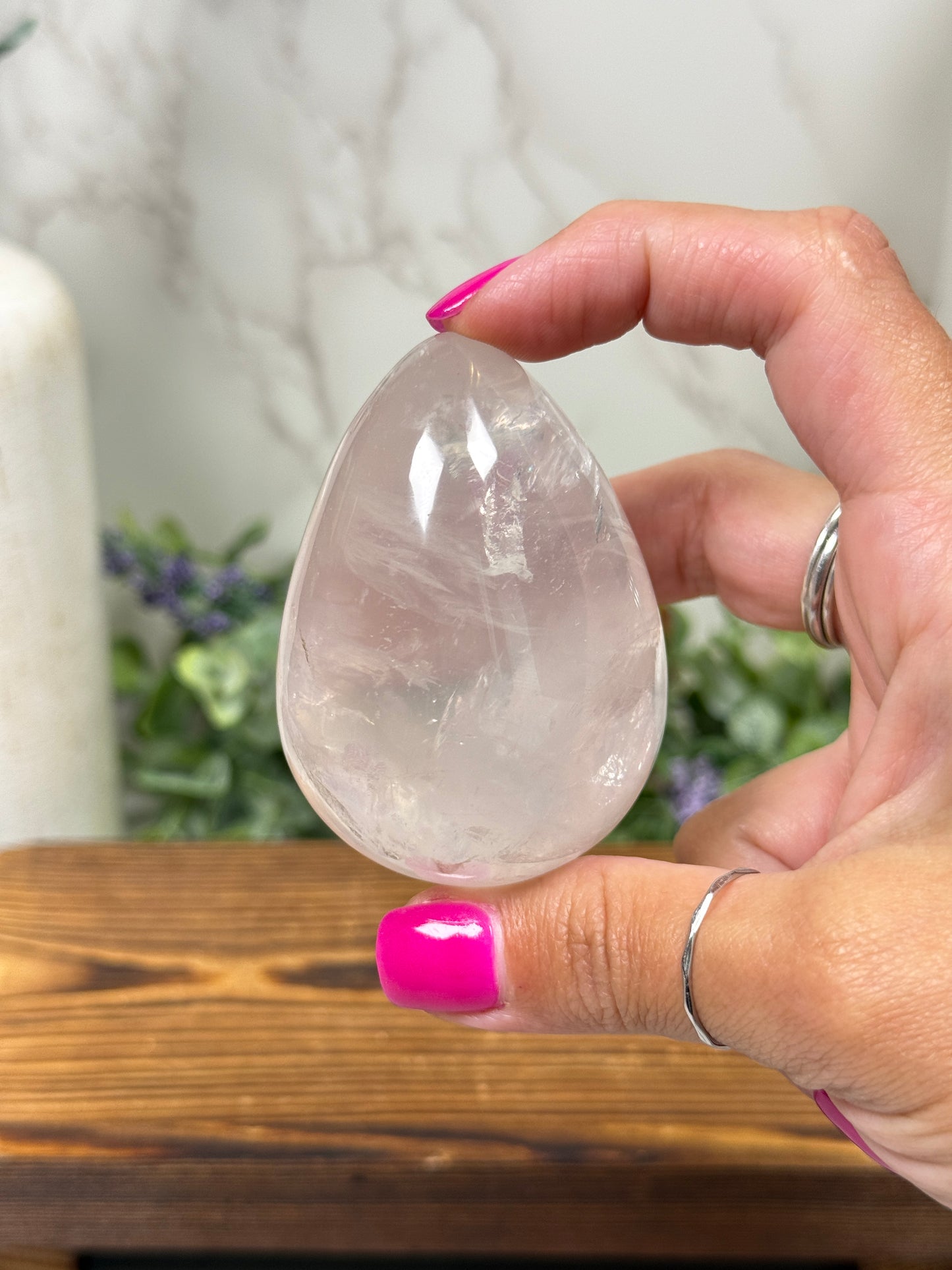 Rose Quartz Eggs