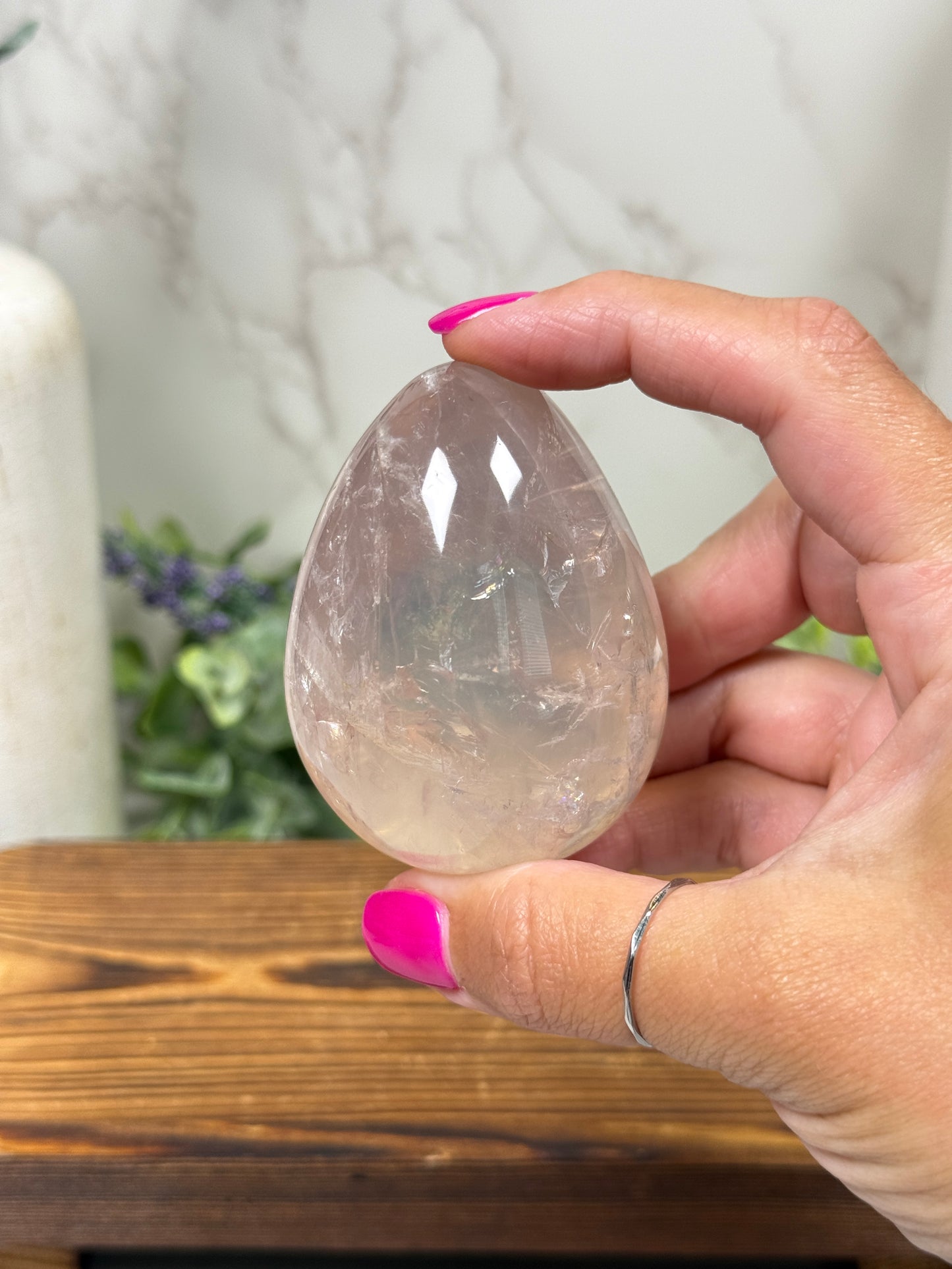 Rose Quartz Eggs