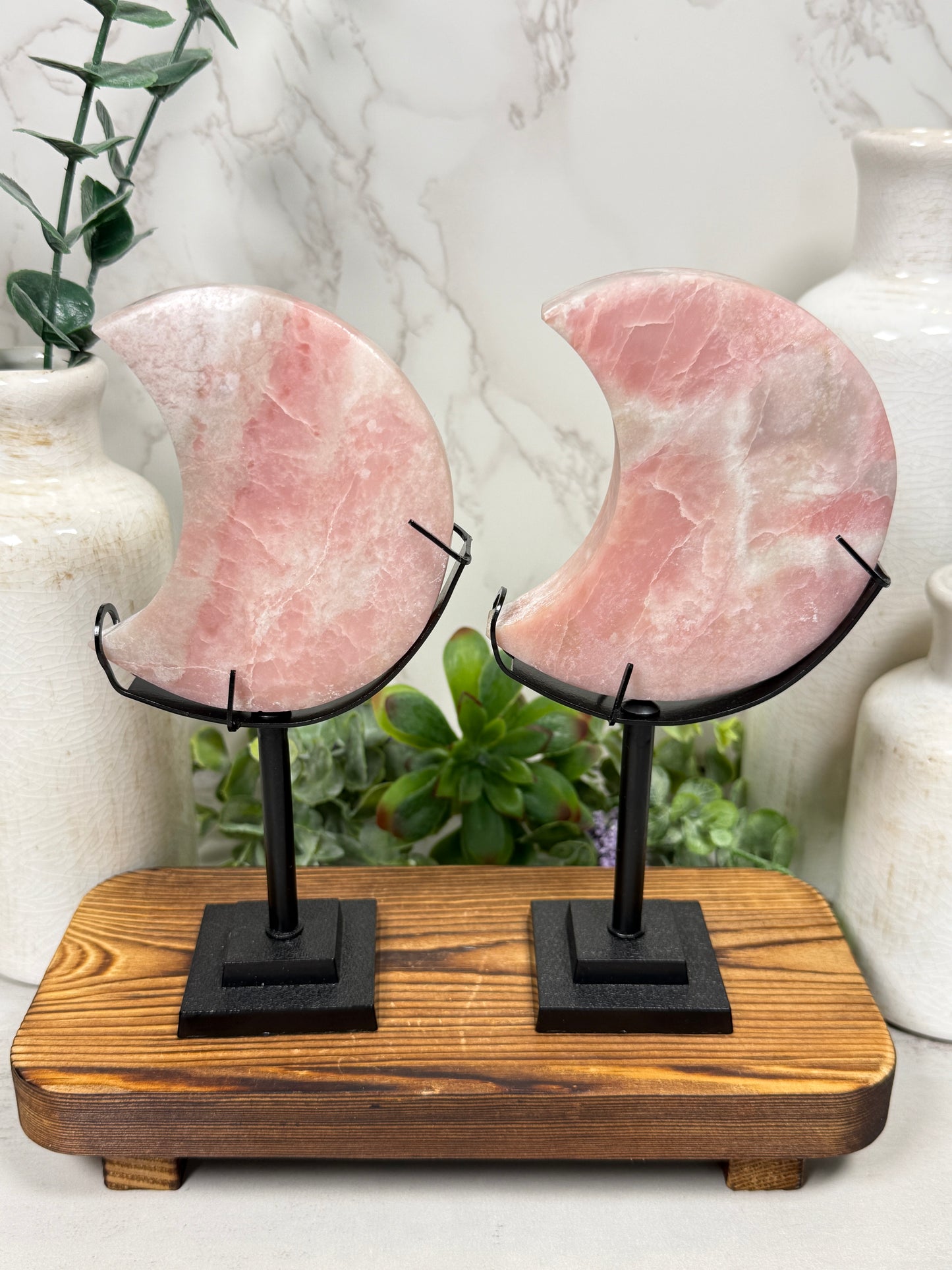 Pink Opal Moon | Lunas