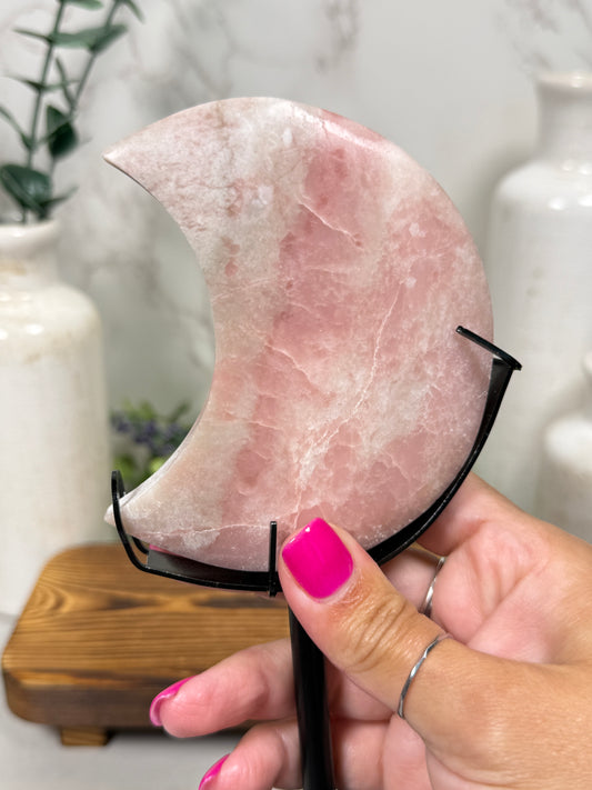 Pink Opal Moon | Lunas