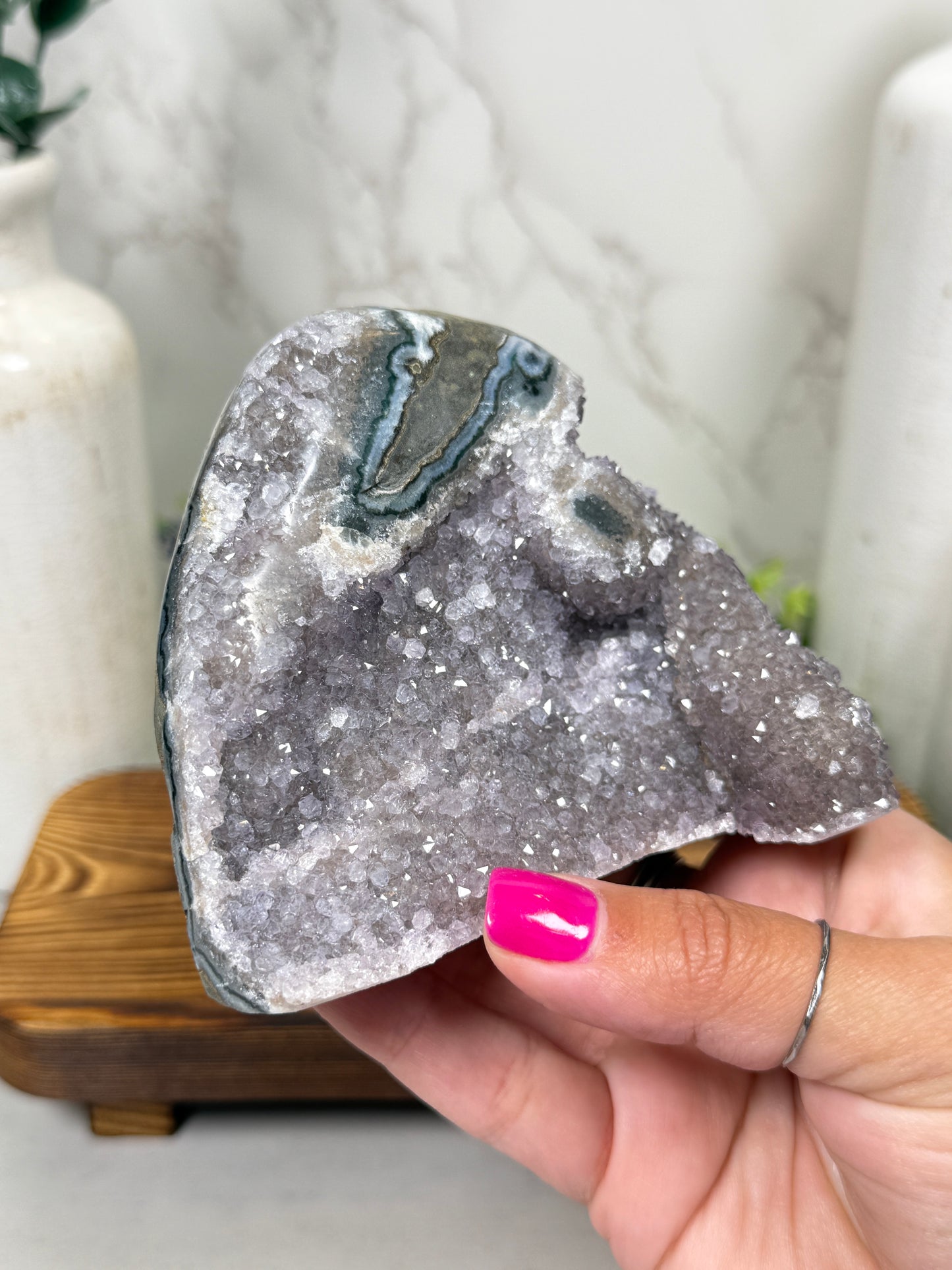 Grey Amethyst Free Form