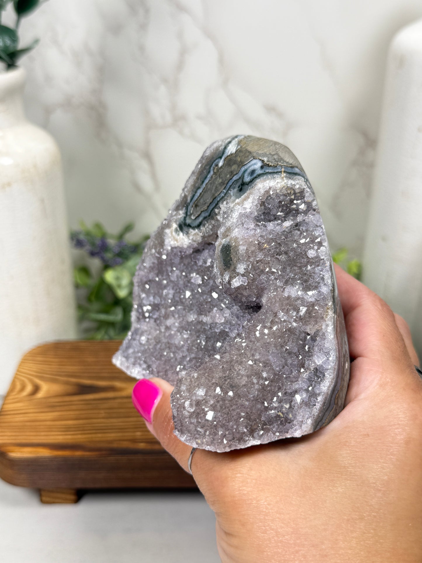 Grey Amethyst Free Form