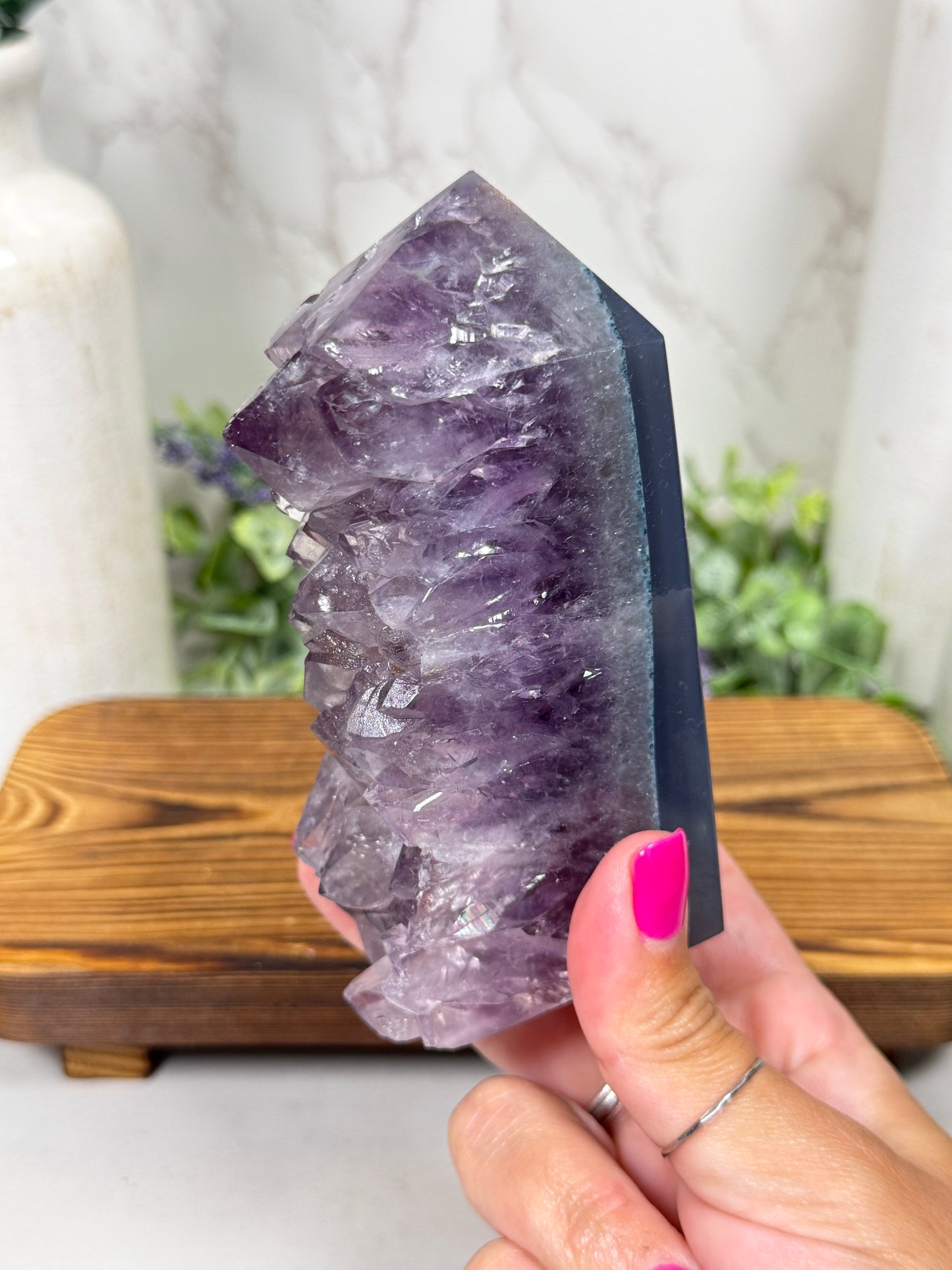 Amethyst Agate Tower