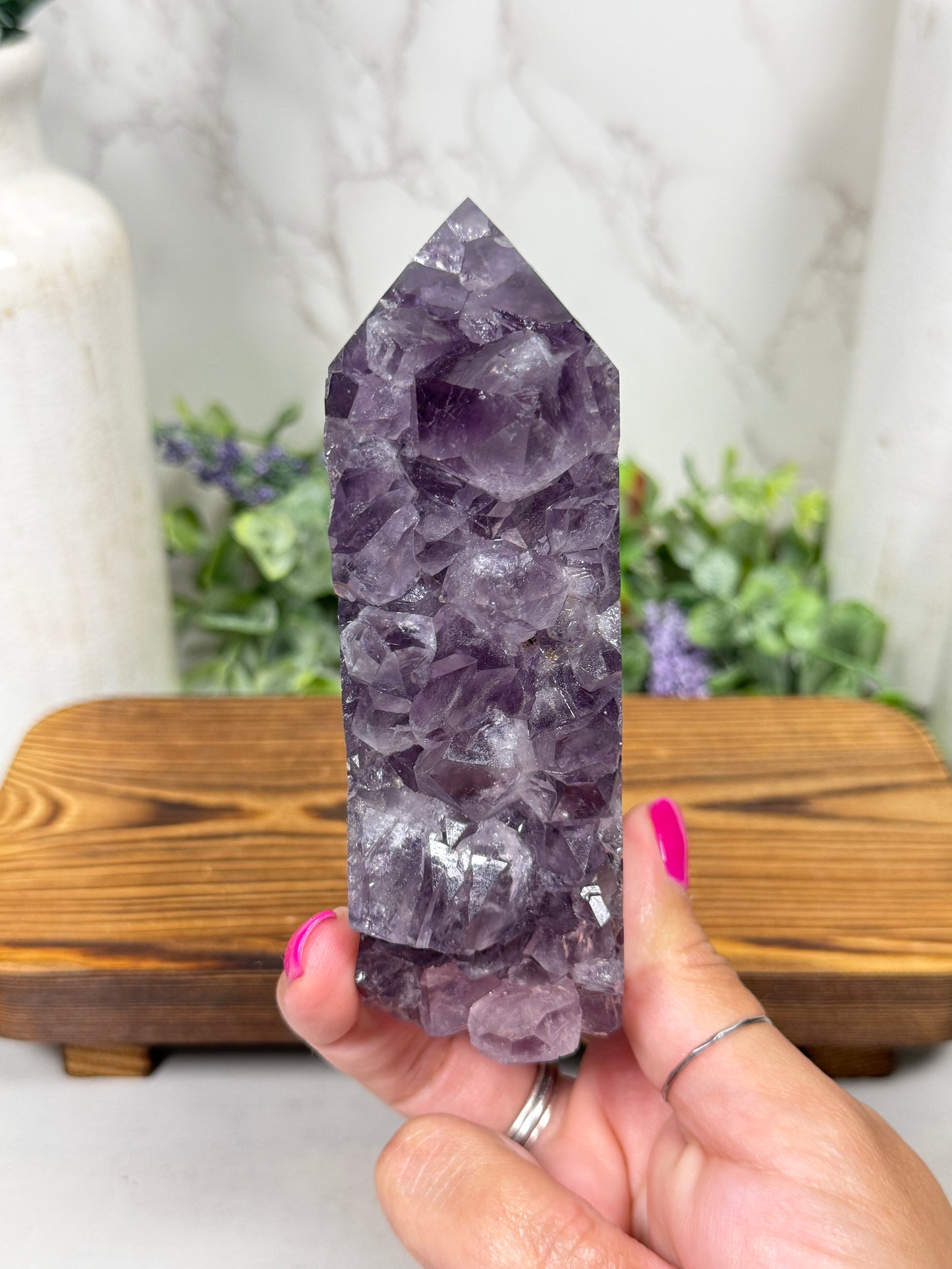 Amethyst Agate Tower