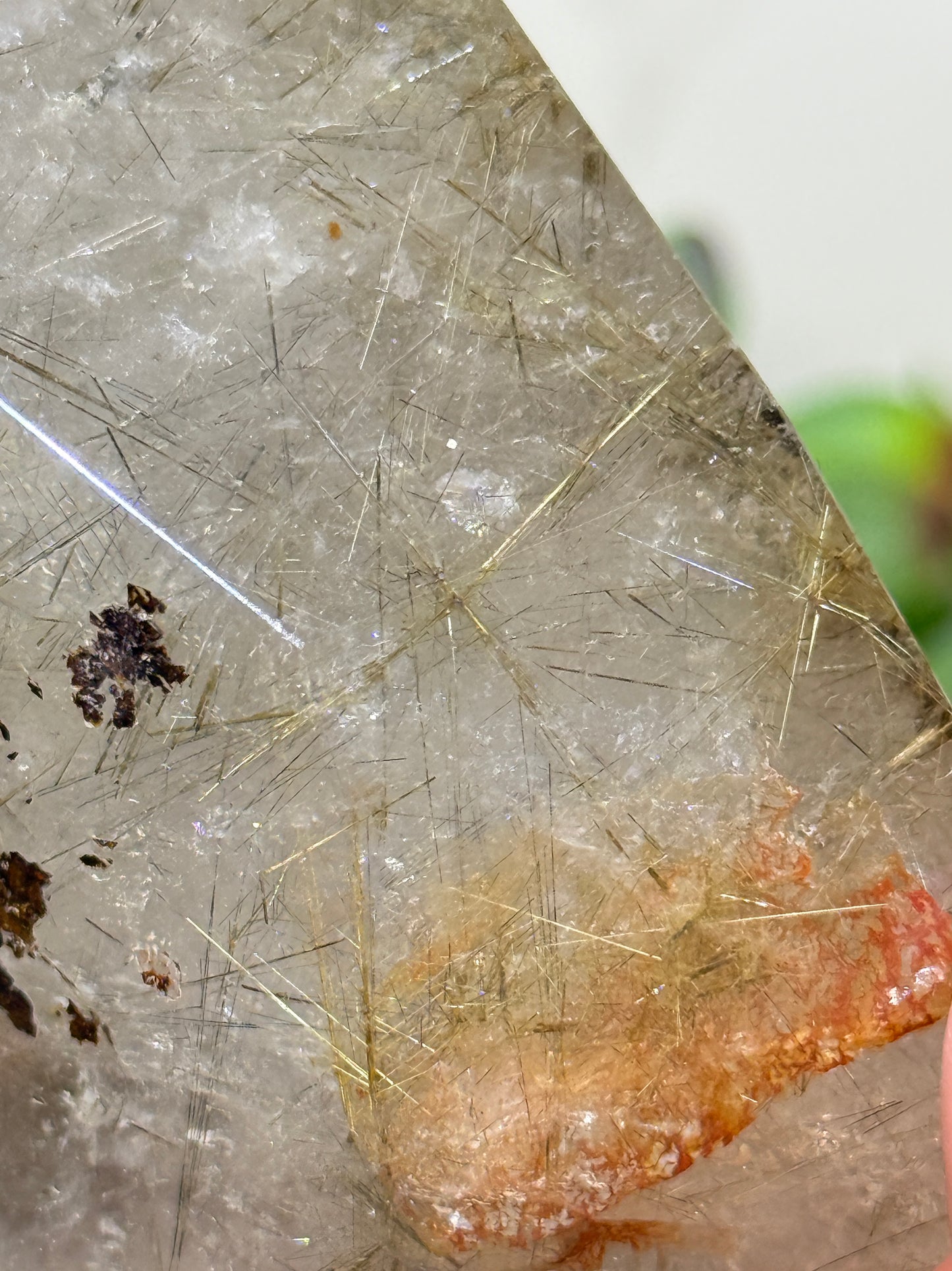 Rutile Quartz Free Forms (Gold, Red, Silver)