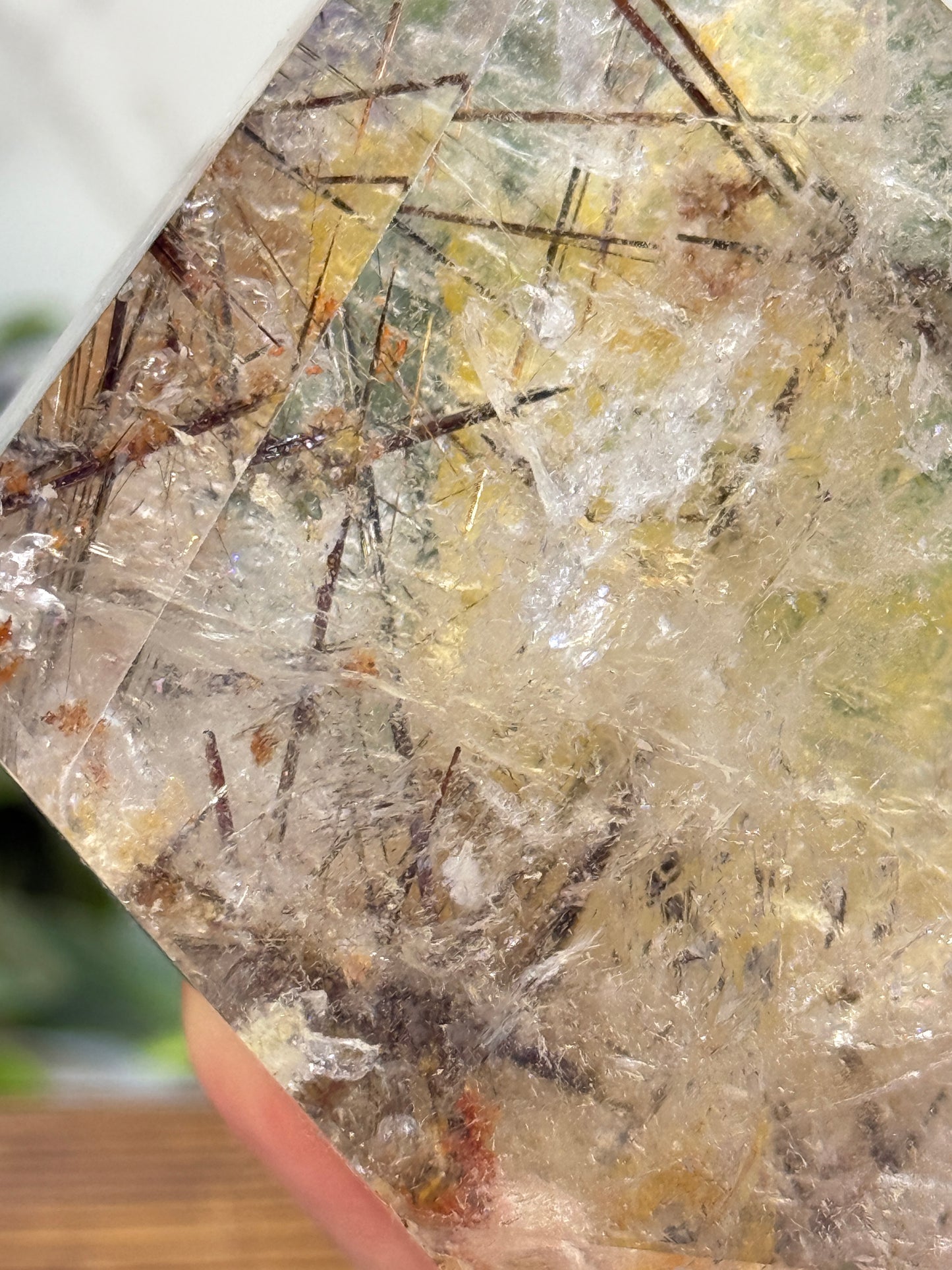 Rutile Quartz Free Forms (Gold, Red, Silver)