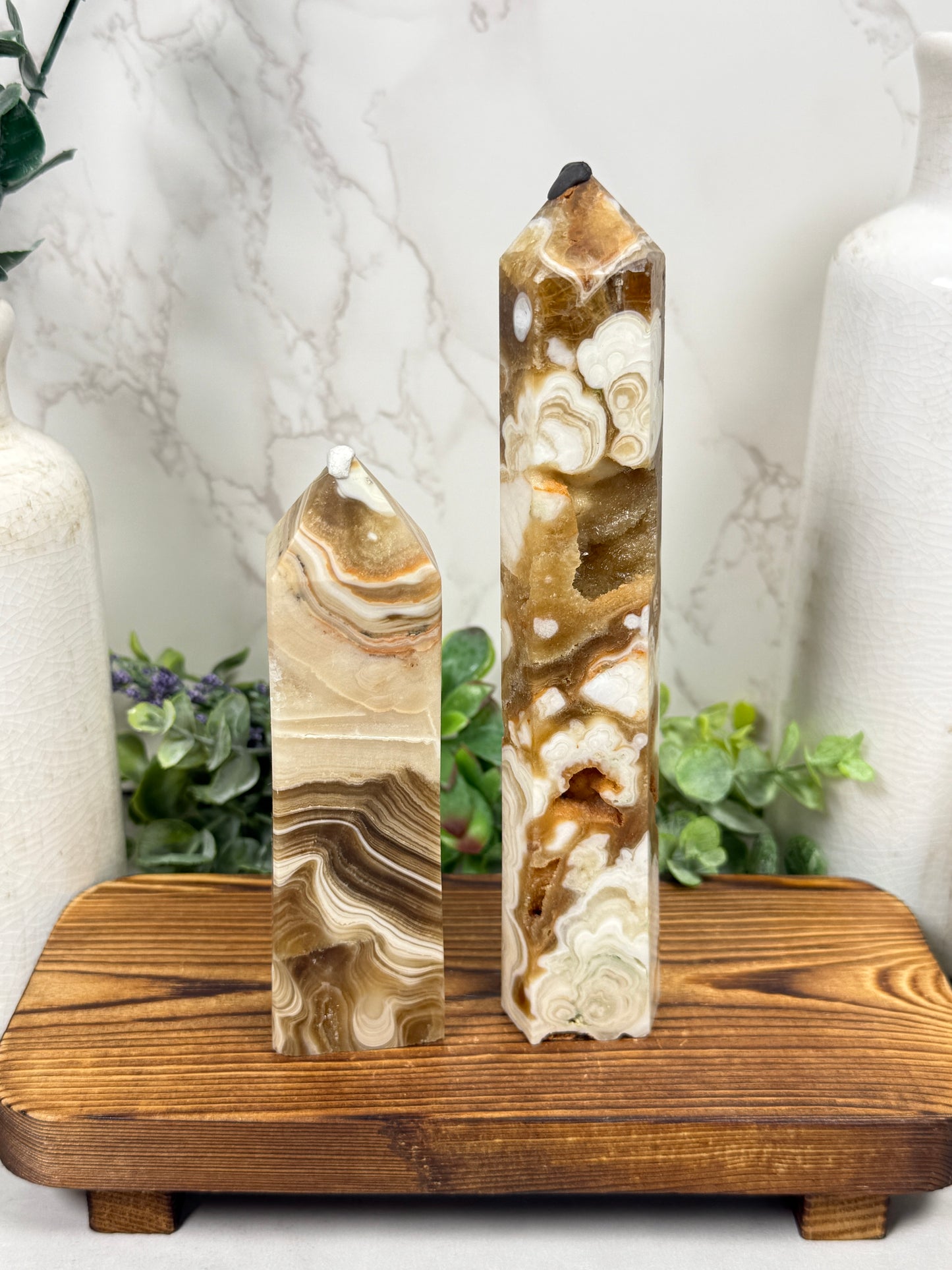 Chocolate Calcite Towers