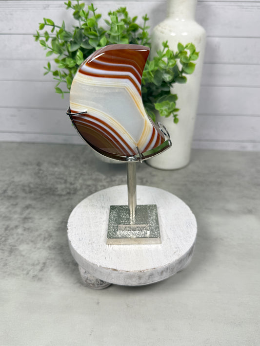 Banded Carnelian Moon | Luna