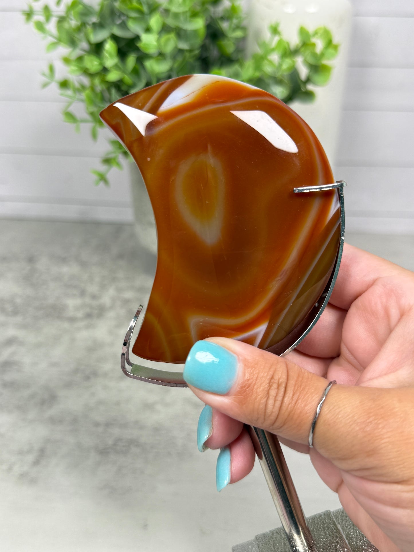 Banded Carnelian Moon | Luna