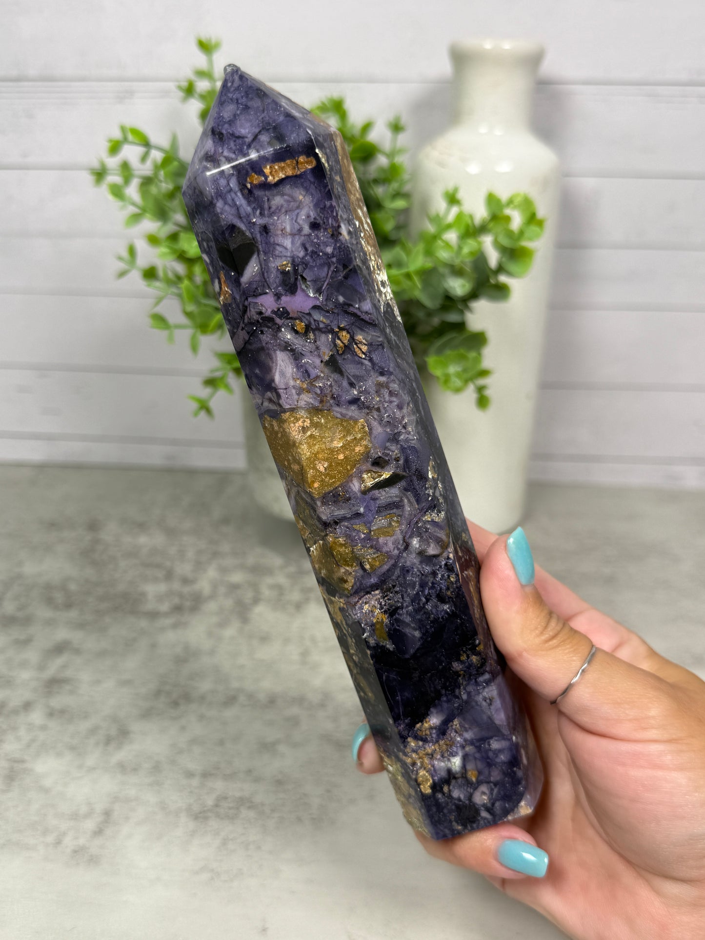 Purple Fluorite Root Towers