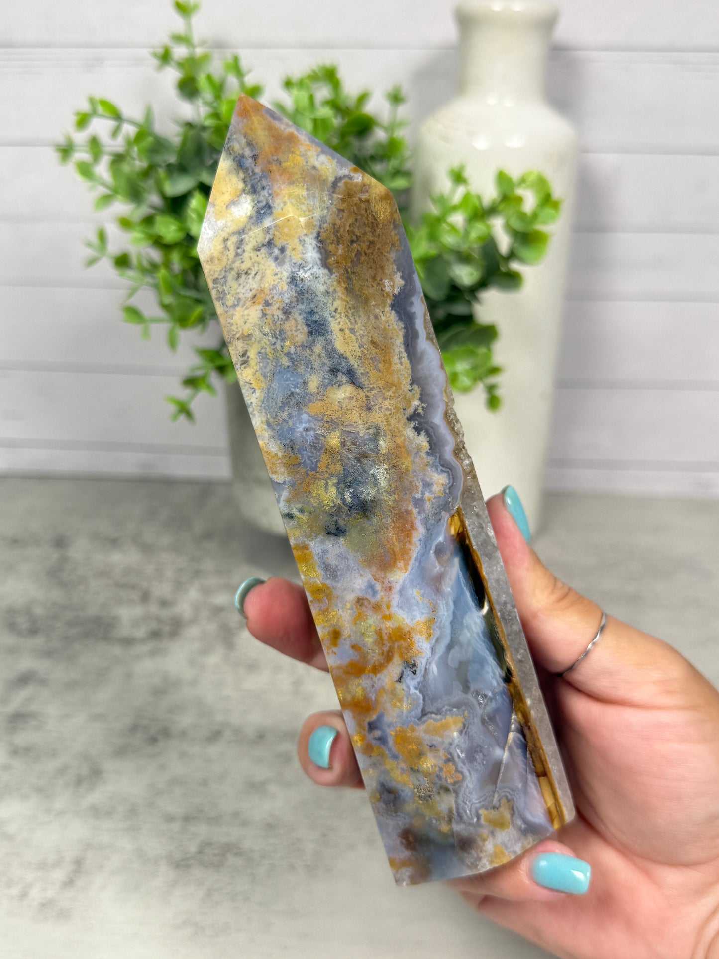 Imperfect 4 Season Moss Agate Tower